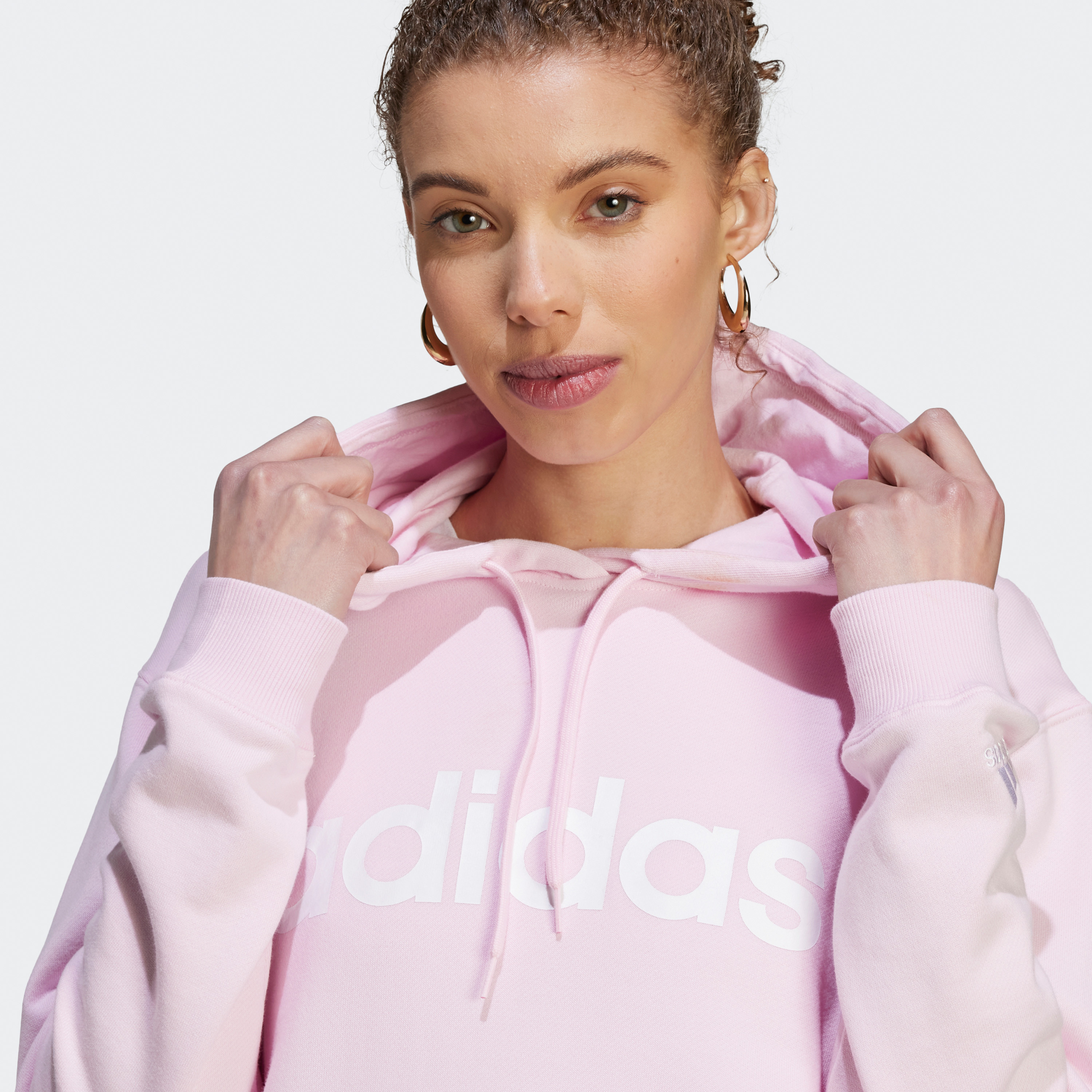 adidas Women's Essentials Linear Hoodie IL3343|OE-sports-women-clothing-hoodiesandsweatshirts-image-5
