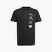 adidas Logo Print Crew Neck T-shirt with Short Sleeves-Tops-thumbnail-0