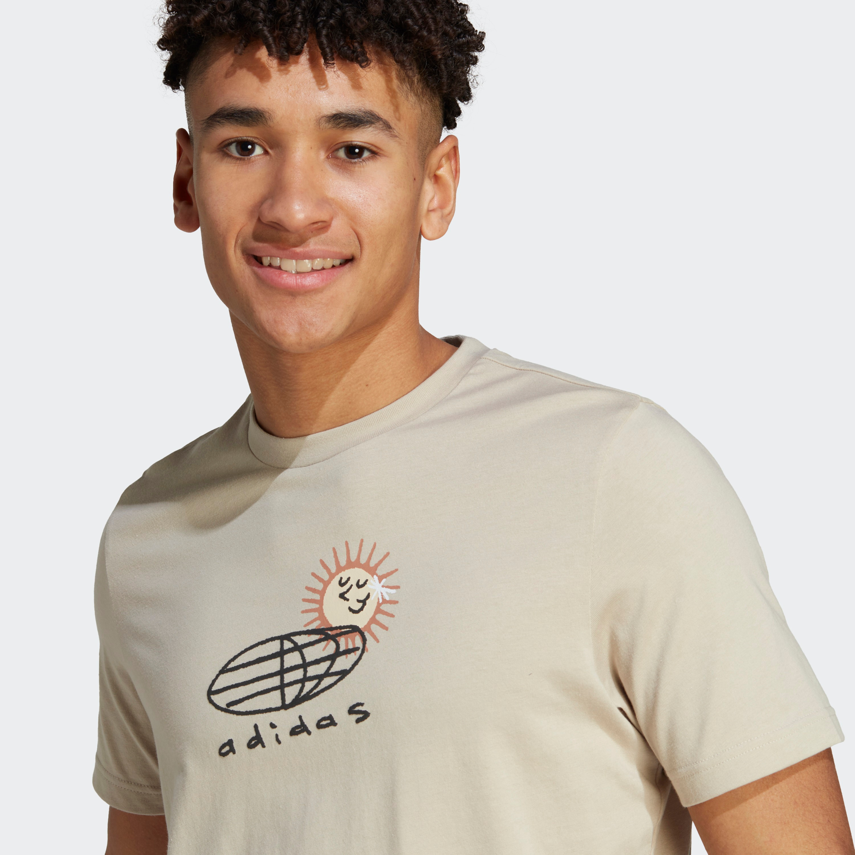 تي شيرت دودل باف مرتفع للرجال سبورت وير من اديداس | او اي-men-clothing-sportswearandactivewear-tshirtsandpolos-image-3