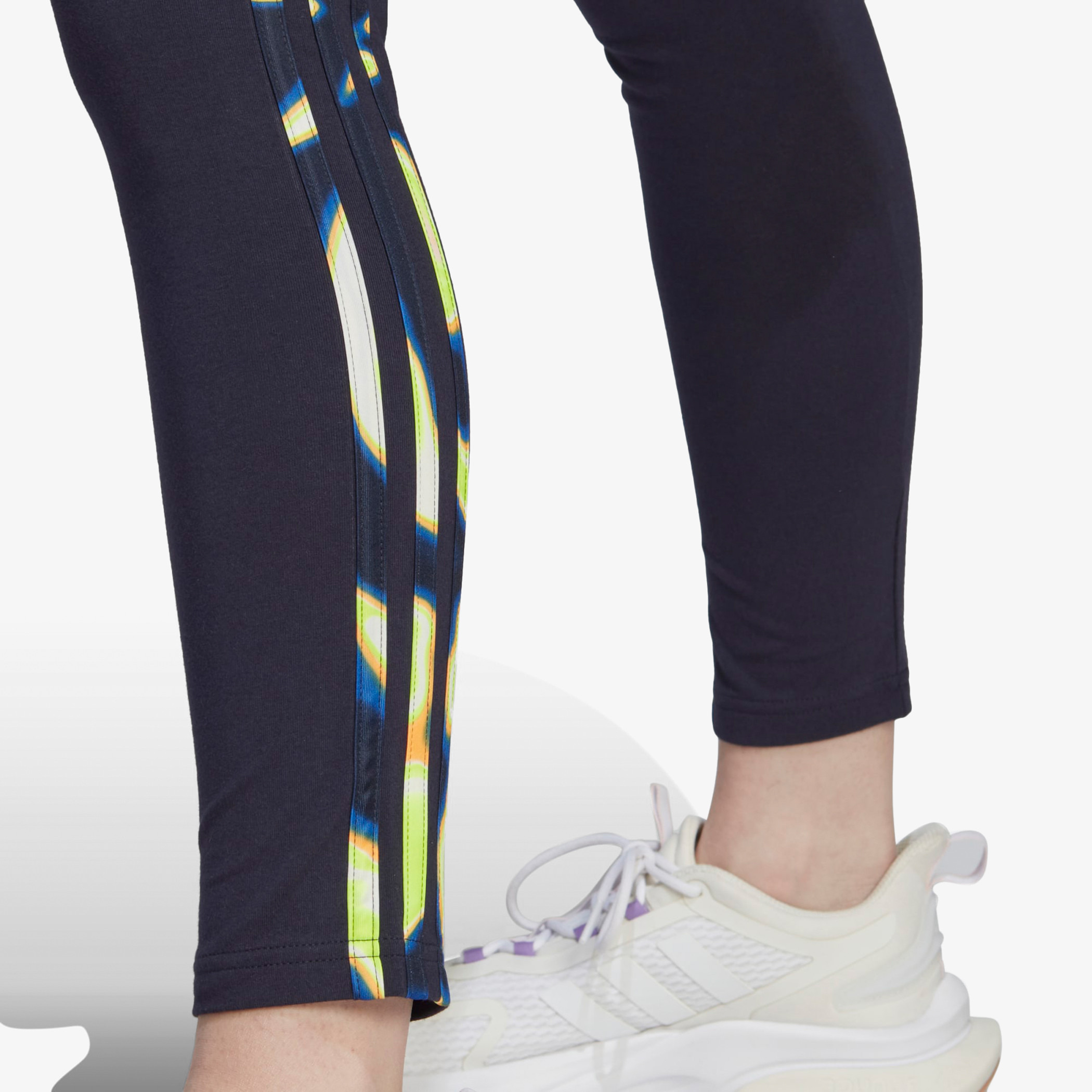 Buy Adidas Logo Print Tights with Elasticised Waistband Splash Bahrain