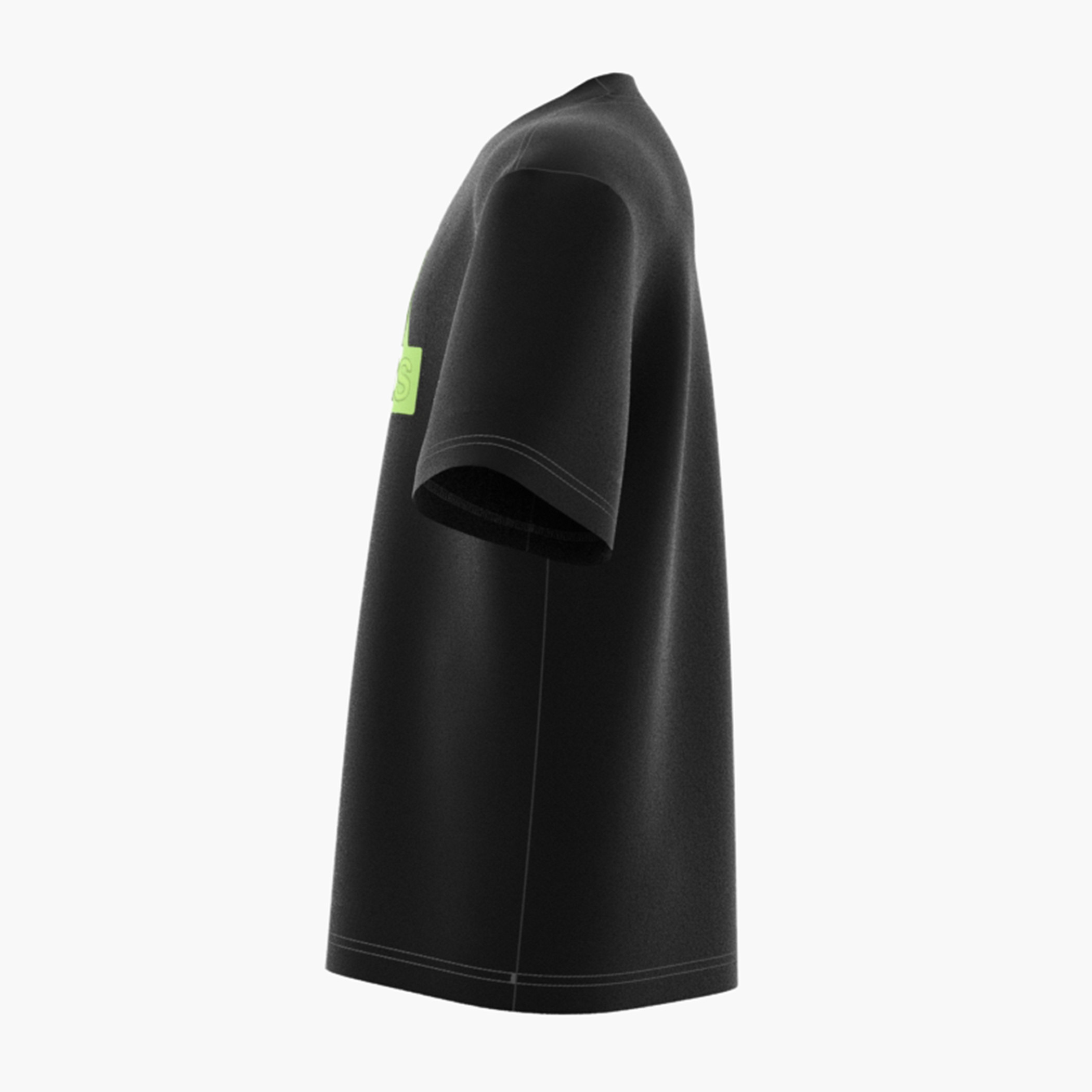 adidas Logo Print Crew Neck T-shirt with Short Sleeves-boys-clothing-sportswear-tops-image-7