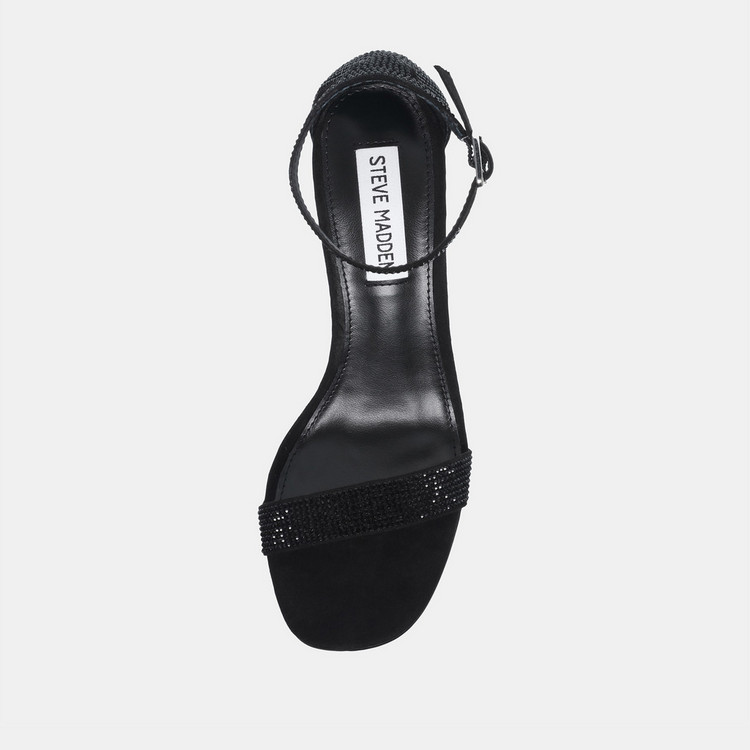 Steve Madden Women's Embellished Sandals with Stiletto Heels