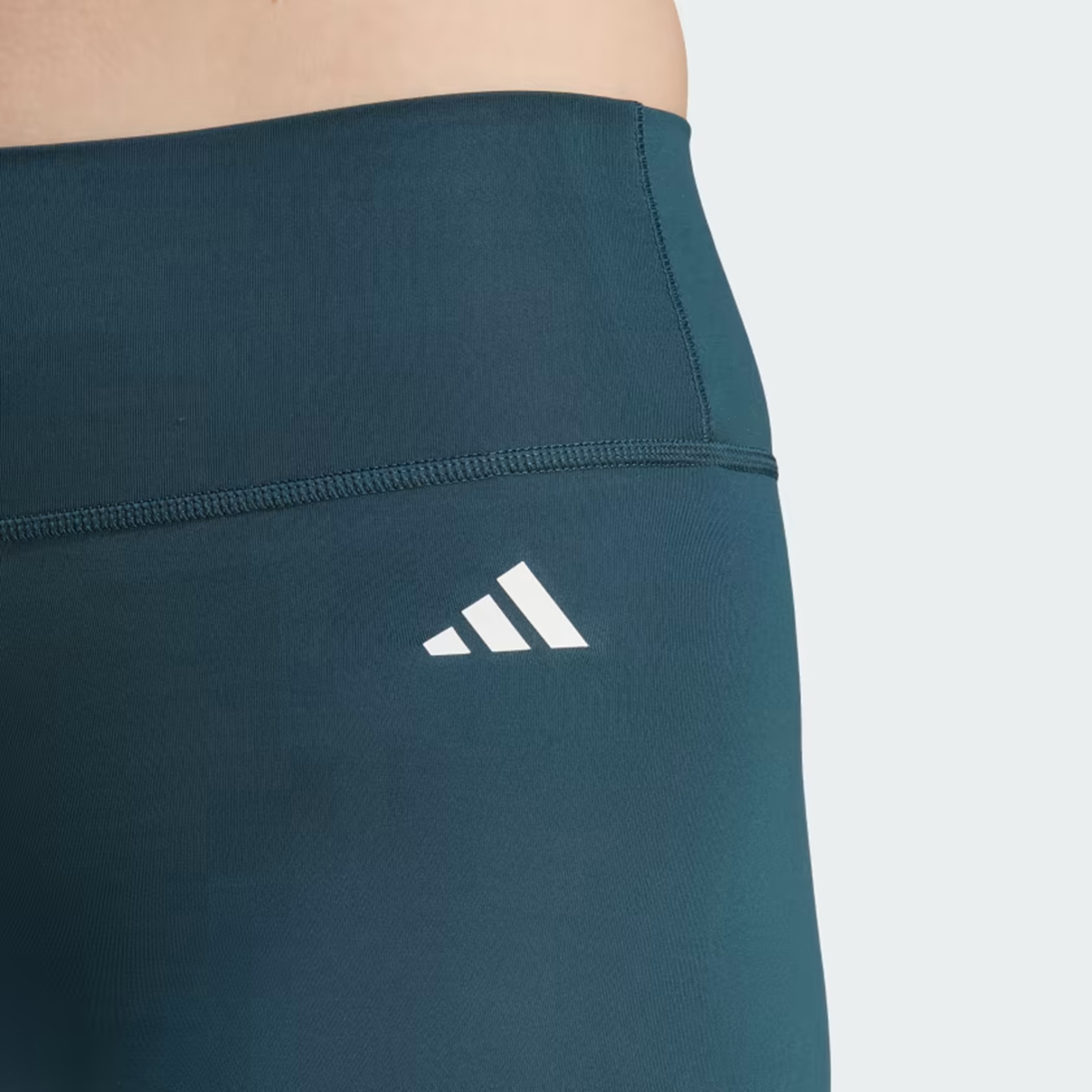 سروال رياضي للتدريب اسنشيالز ضيق للنساء عالي الخصر7\8 من اديداس | او اي-women-clothing-leggings-image-4
