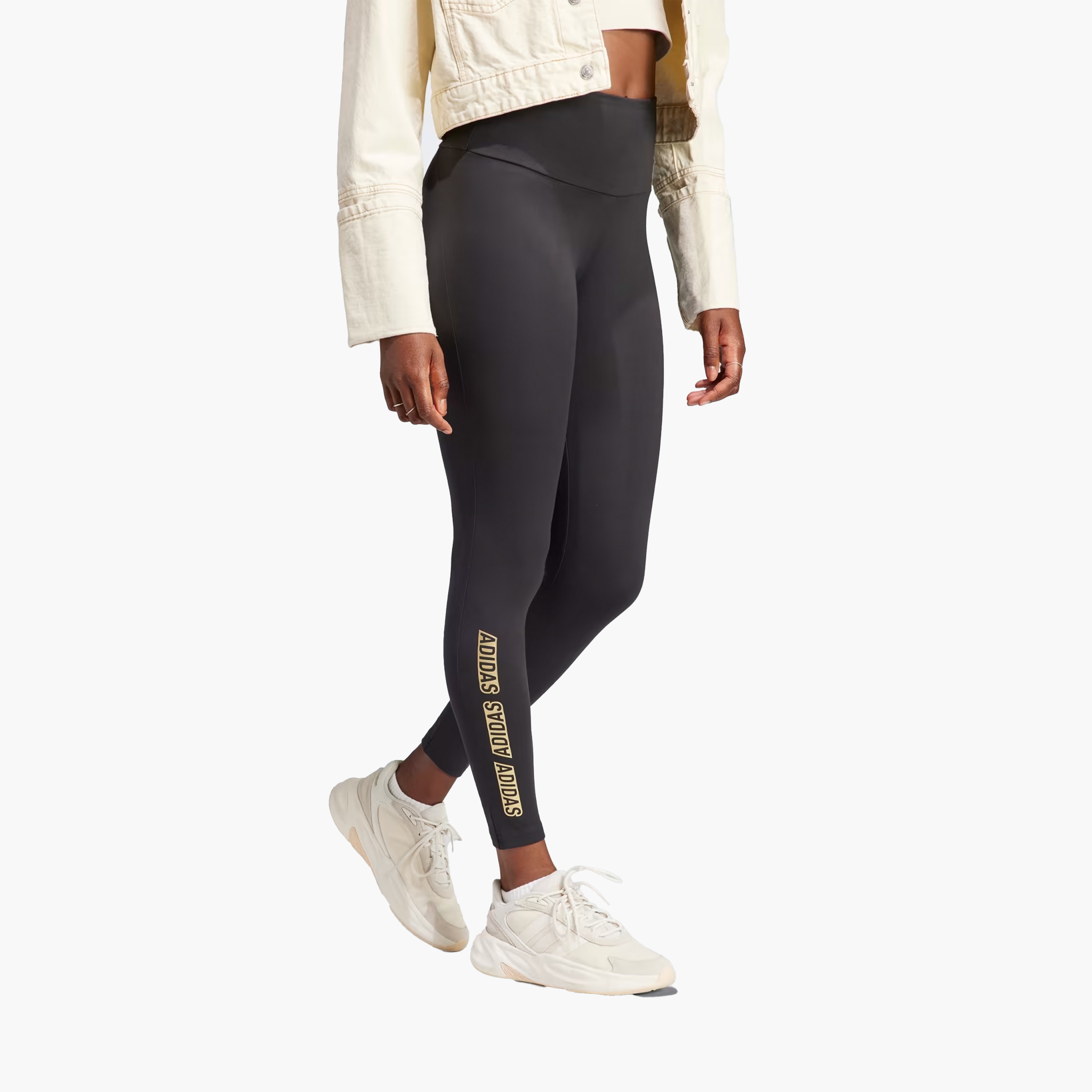بنطلون ضيقة اسينشيال يوغا 7/8 للنساء من اديداس | او اي-women-clothing-bottoms-leggings-image-1