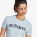 Adidas Logo Print T-shirt with Short Sleeves and Crew Neck-T Shirts & Vests-thumbnail-6