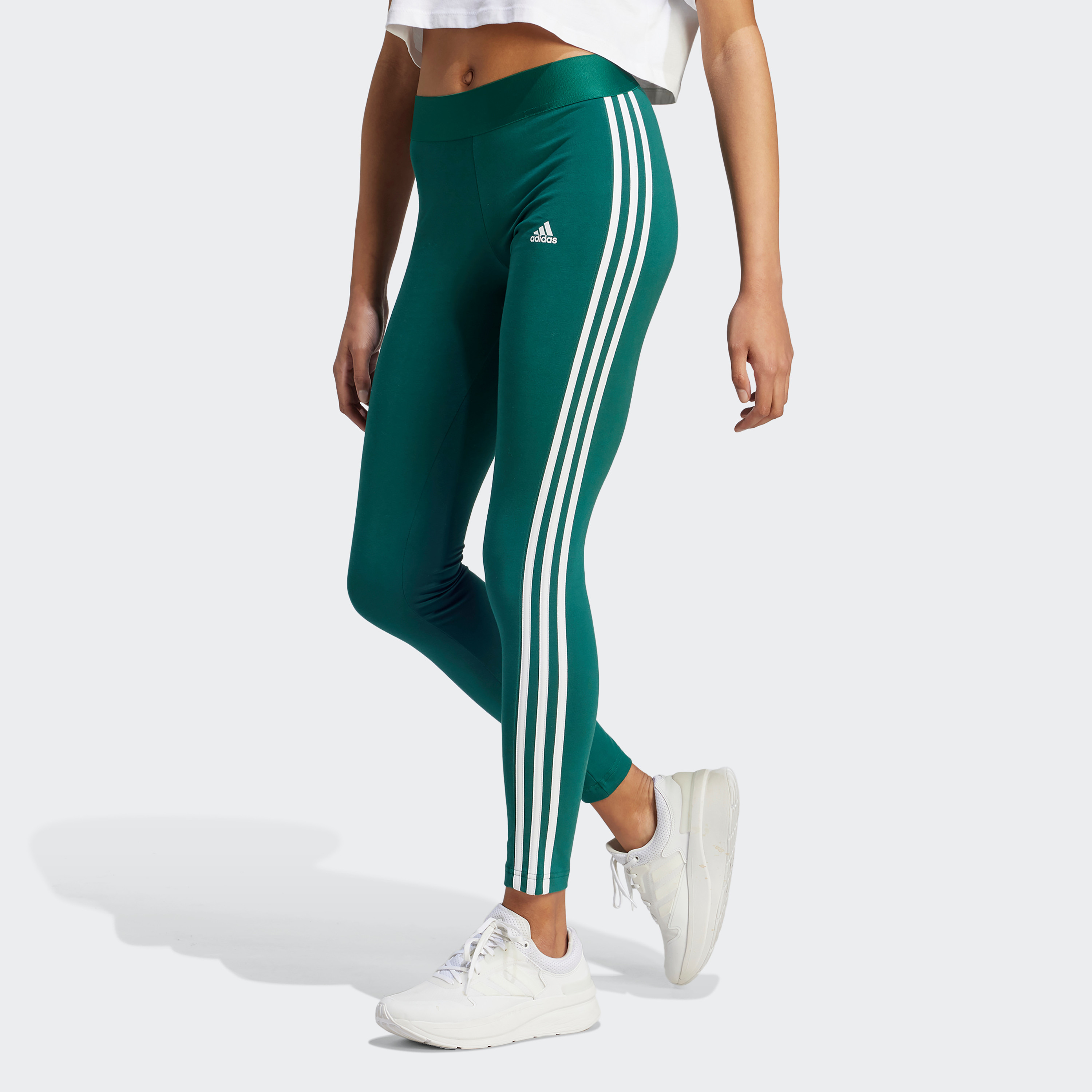 Adidas striped hotsell leggings womens