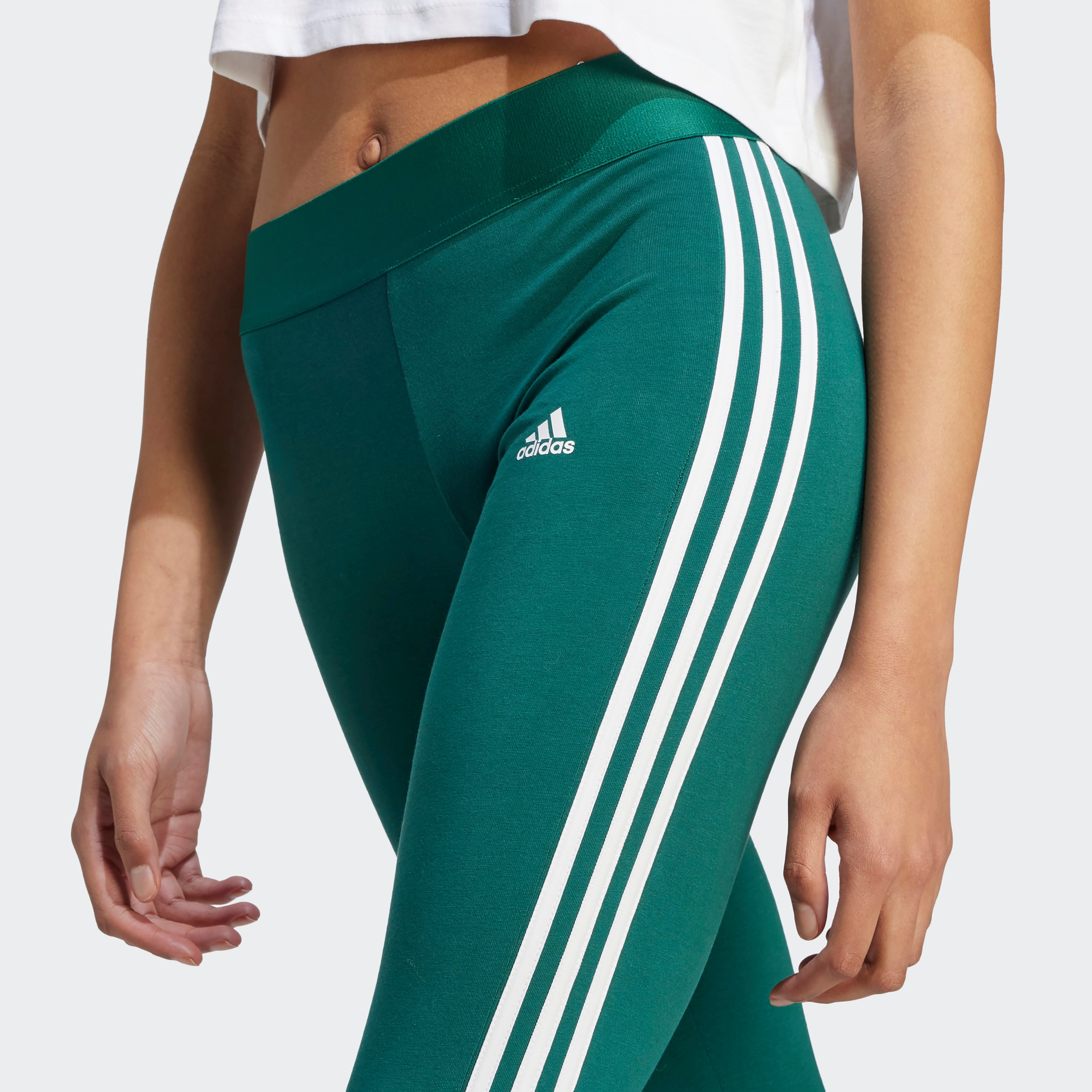 Adidas Women 3 Stripes Tights | OE-women-clothing-bottoms-leggings-image-3