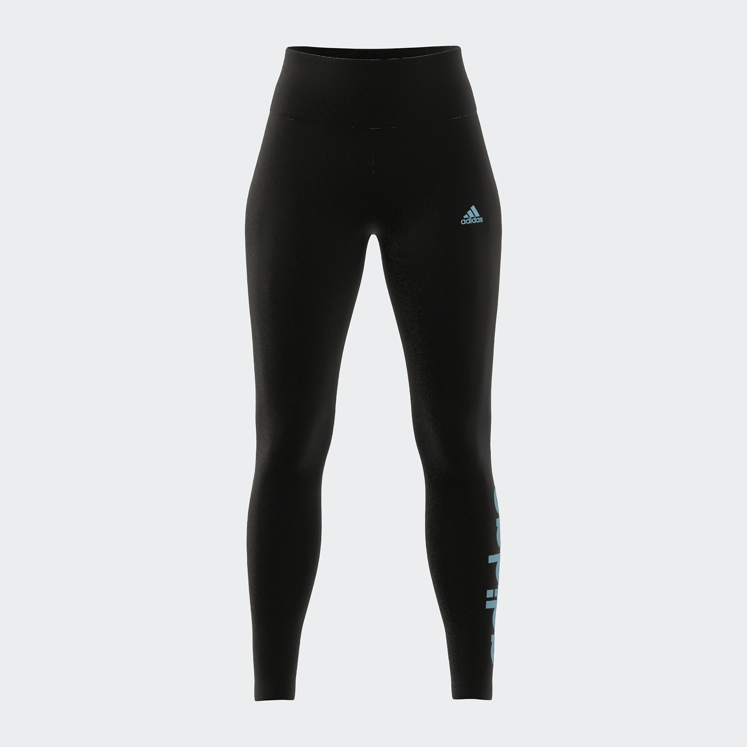 بنطلون ضيق للنساء بشعار اسنشيالز عالي الخصر من اديداس| او اي-women-clothing-bottoms-leggings-image-6