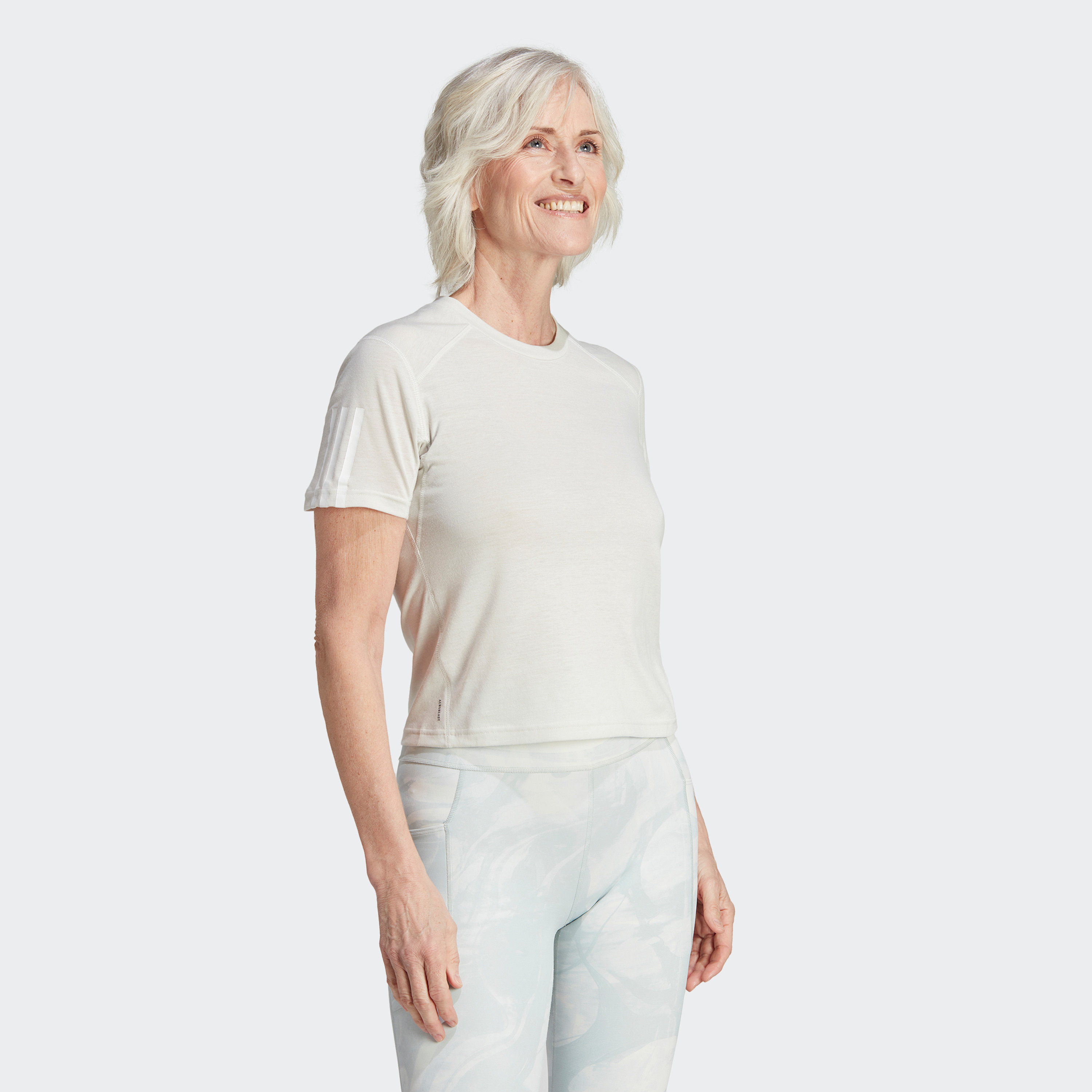 Adidas Women Train Essentials Train Cotton 3-Stripes Crop T-Shirt | OE-sports-women-clothing-tshirtsandvests-image-1