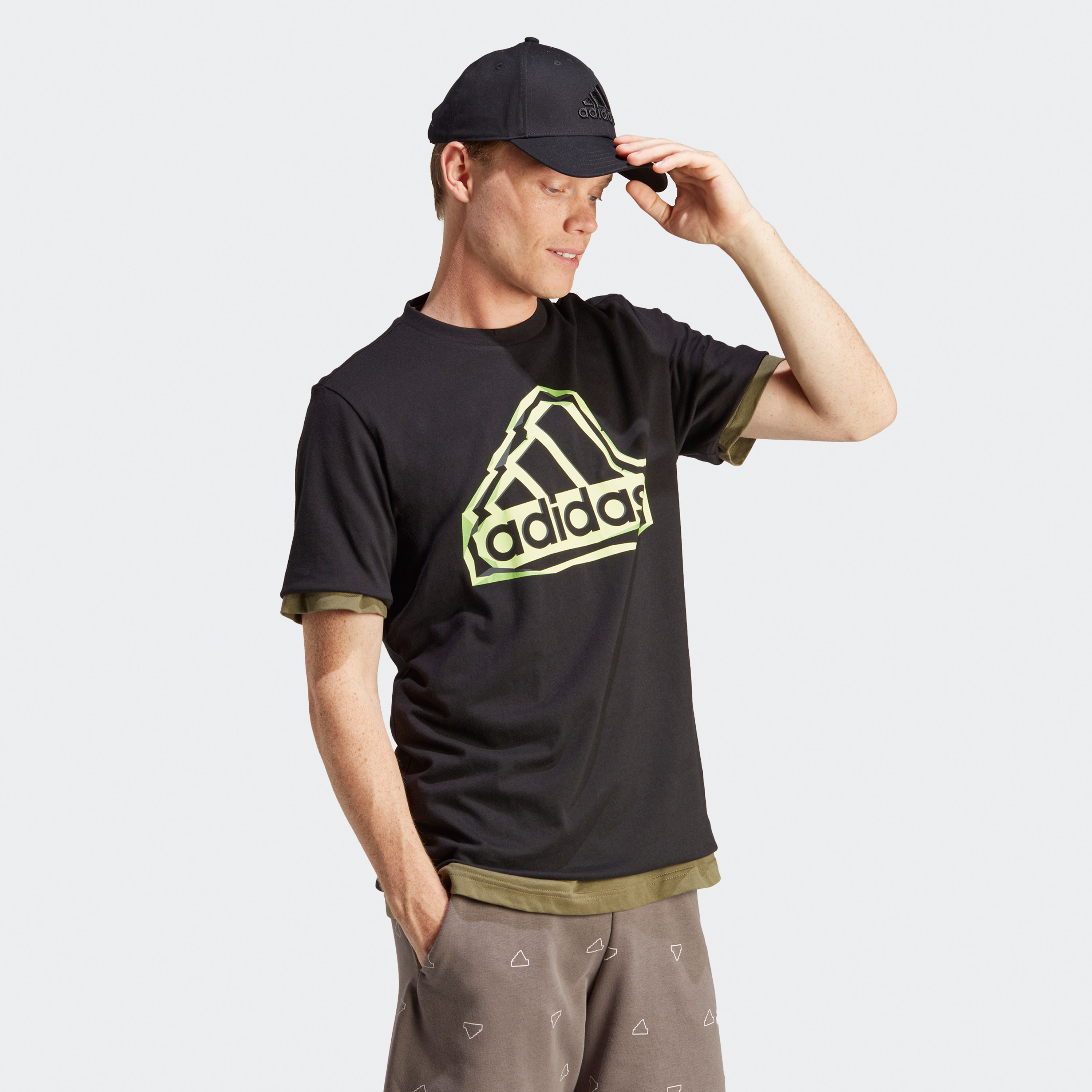adidas Men's Folded Badge Graphic T-Shirt IM8300|OE-men-clothing-sportswearandactivewear-tshirtsandpolos-image-3