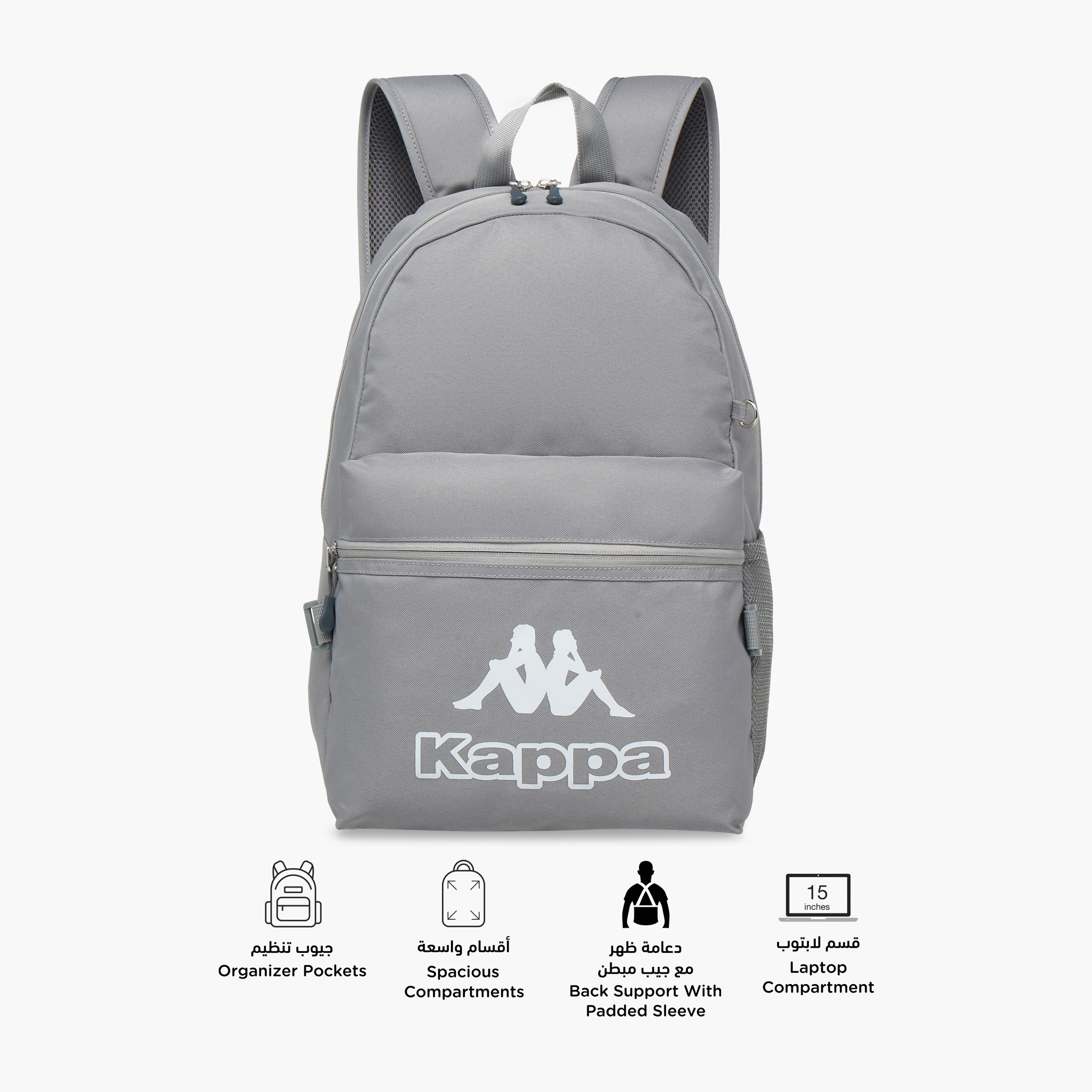 طقم شنطة ظهر مدرسية 3 قطع للأطفال مع شنطة غداء ومقلمة بطبعات من كابا-school-bagsandbackpacks-backpacks-image-5