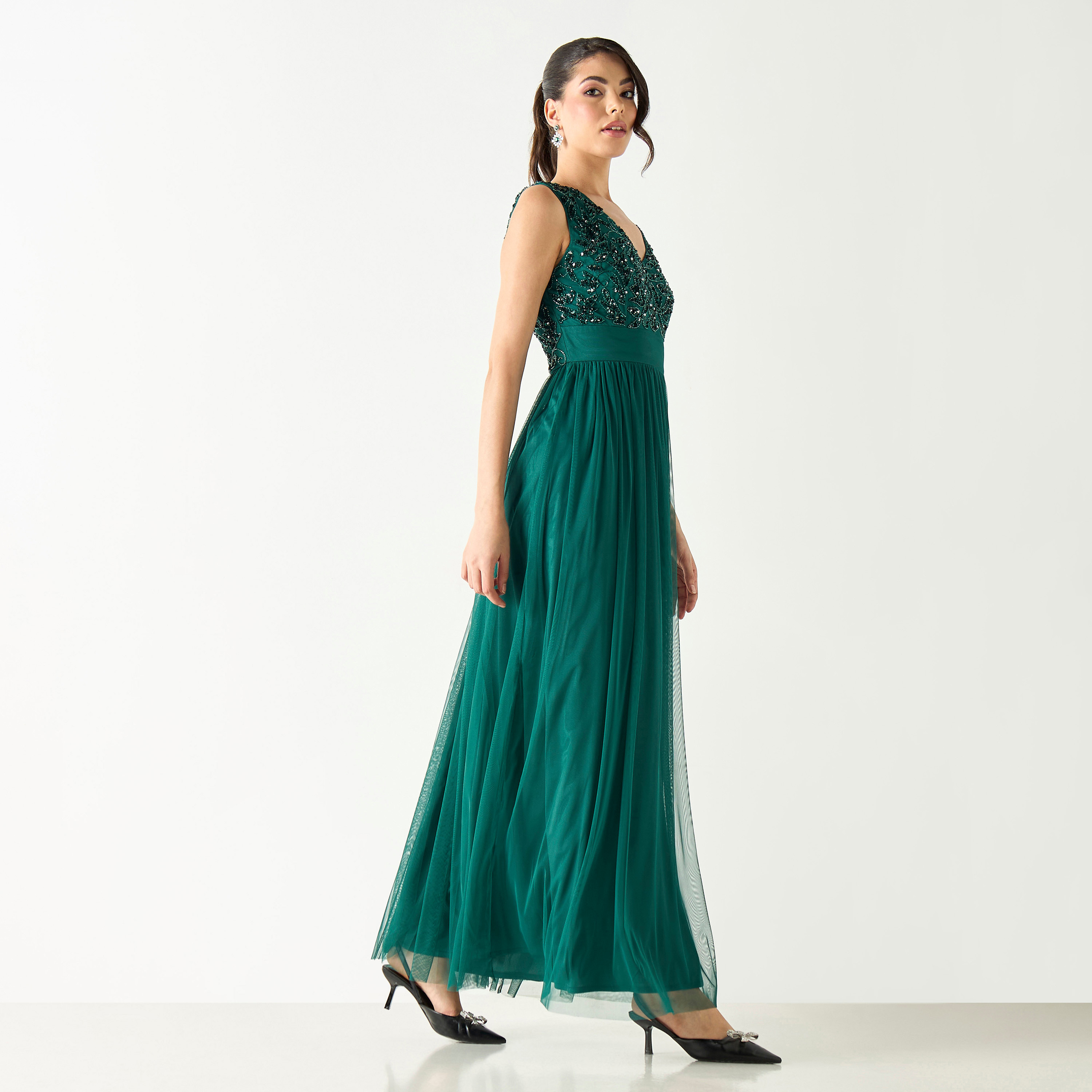 Embellished Sleeveless Maxi Dress with Zip Closure-women-clothing-dresses-image-2