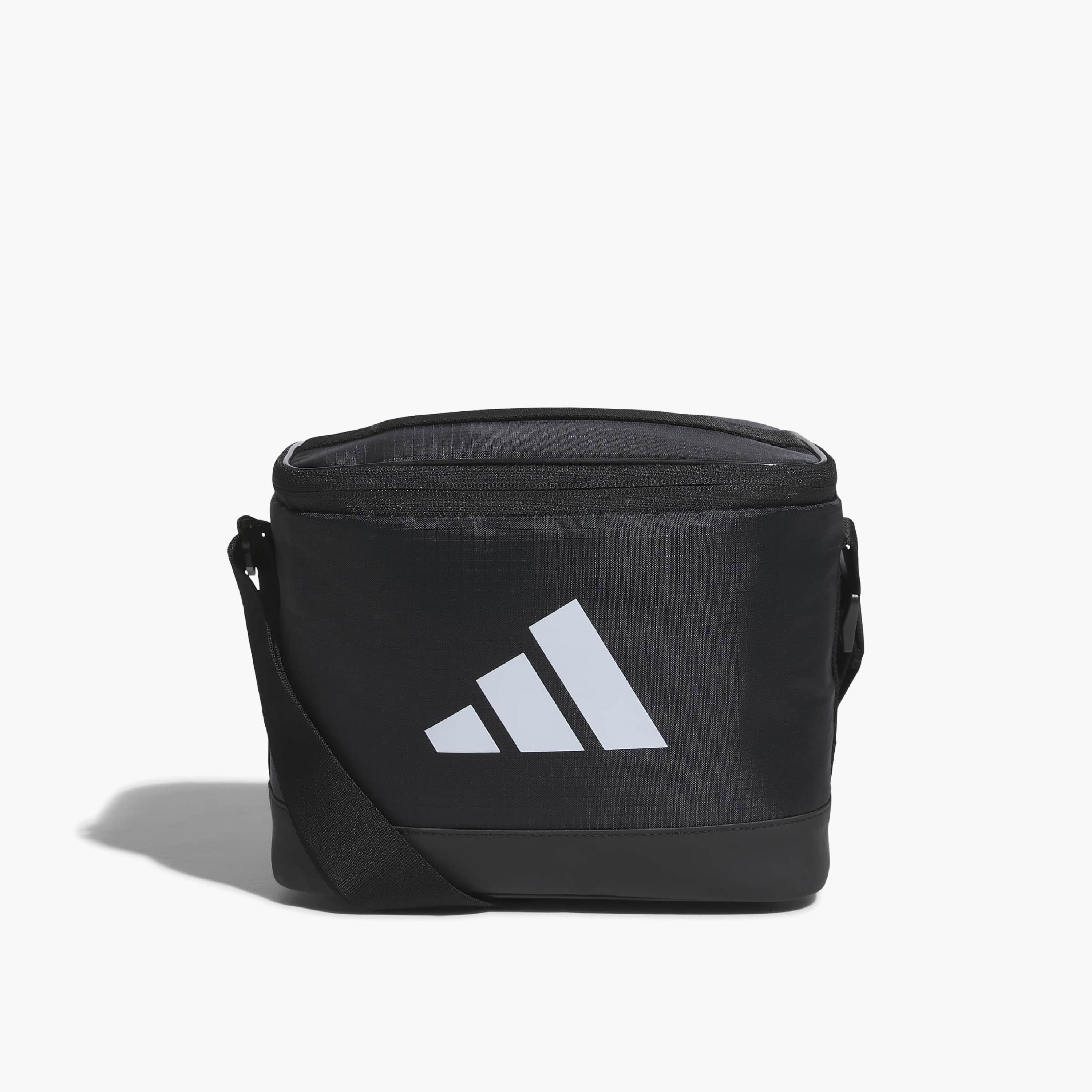adidas Logo Print Lunch Bag with Zip Closure-school-lunchessentials-lunchbags-image-1