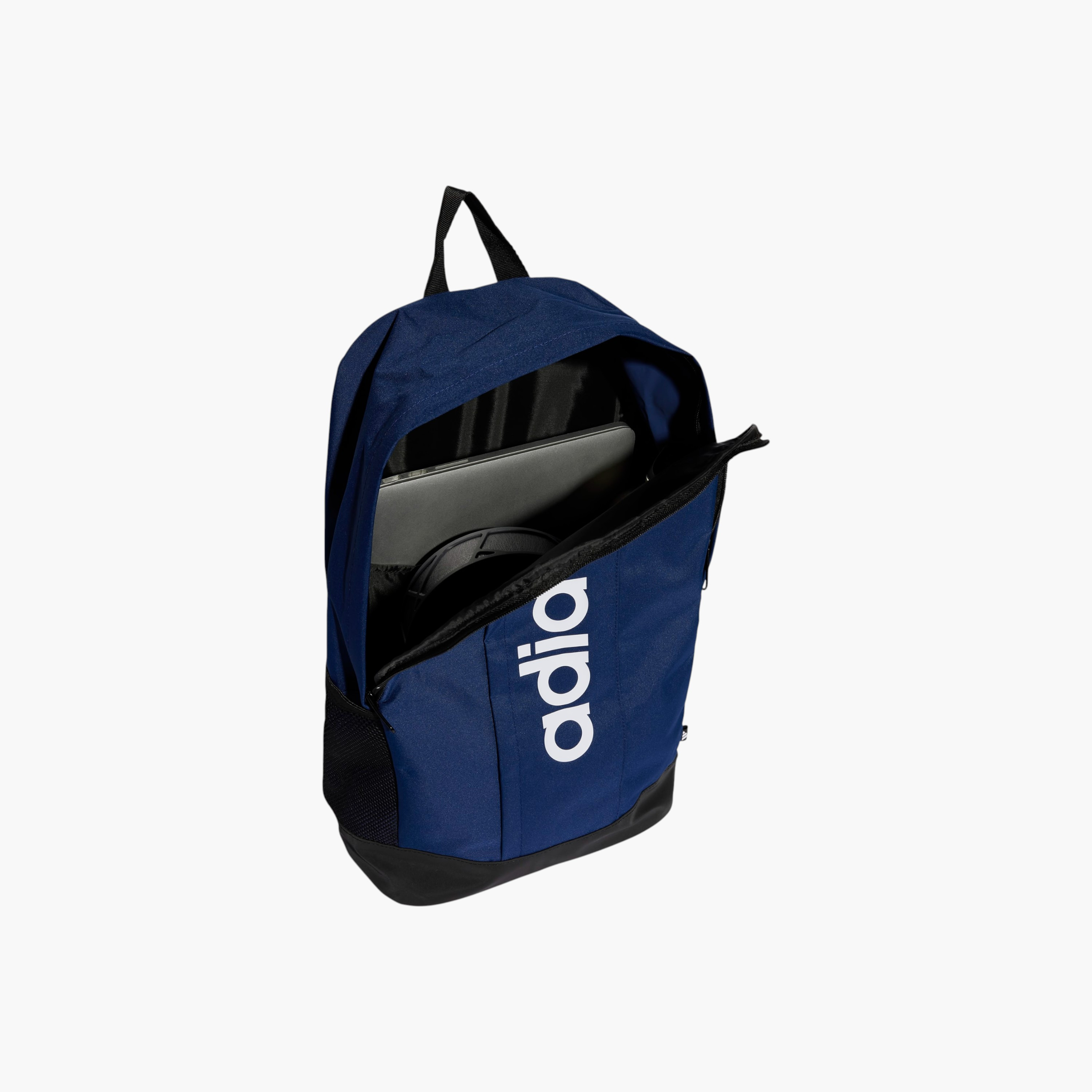 adidas Logo Print School Backpack with Adjustable Straps and Zip Closure-school-bagsandbackpacks-backpacks-image-3