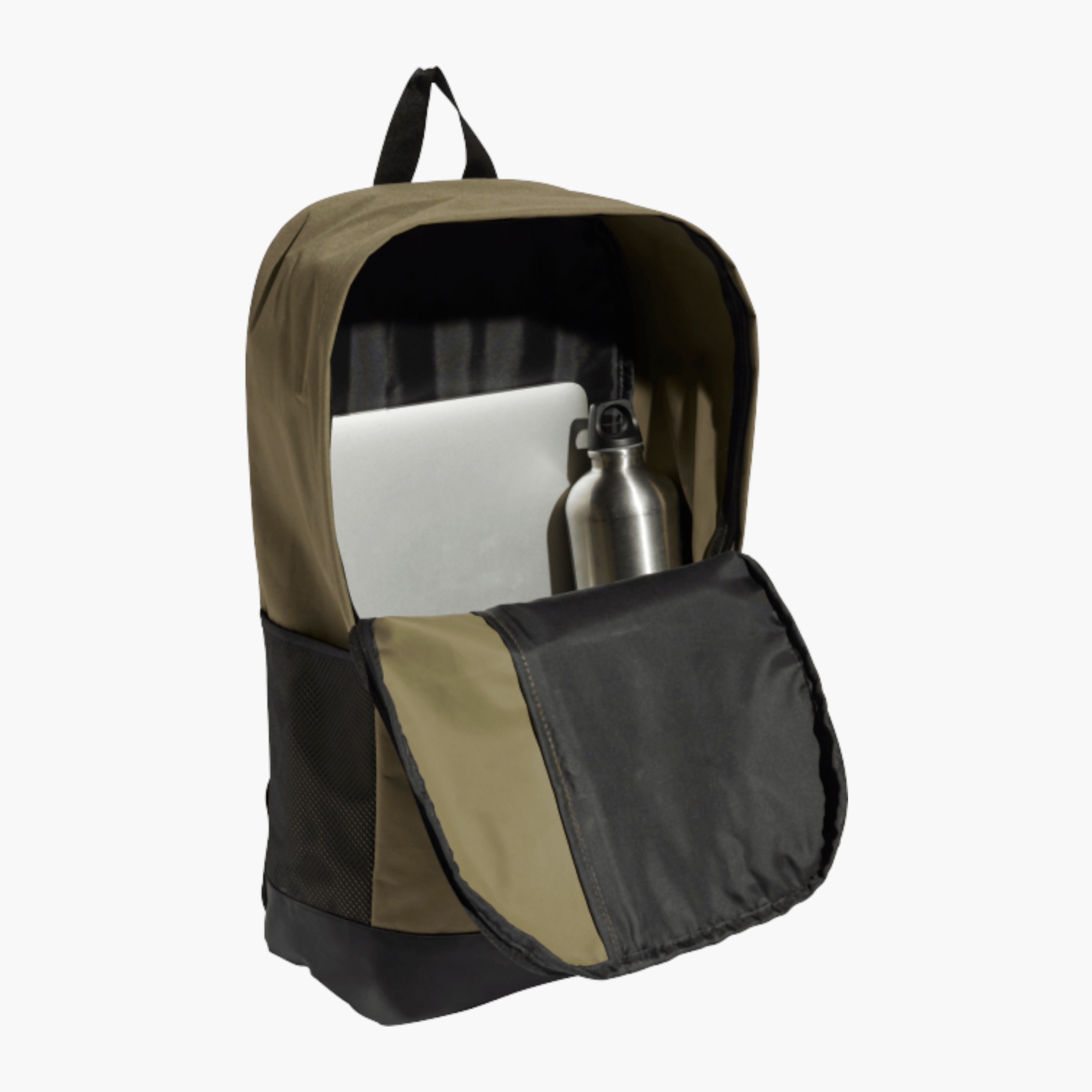 adidas Logo Print School Backpack with Adjustable Straps and Zip Closure - 14x28x45 cm-school-bagsandbackpacks-backpacks-image-3