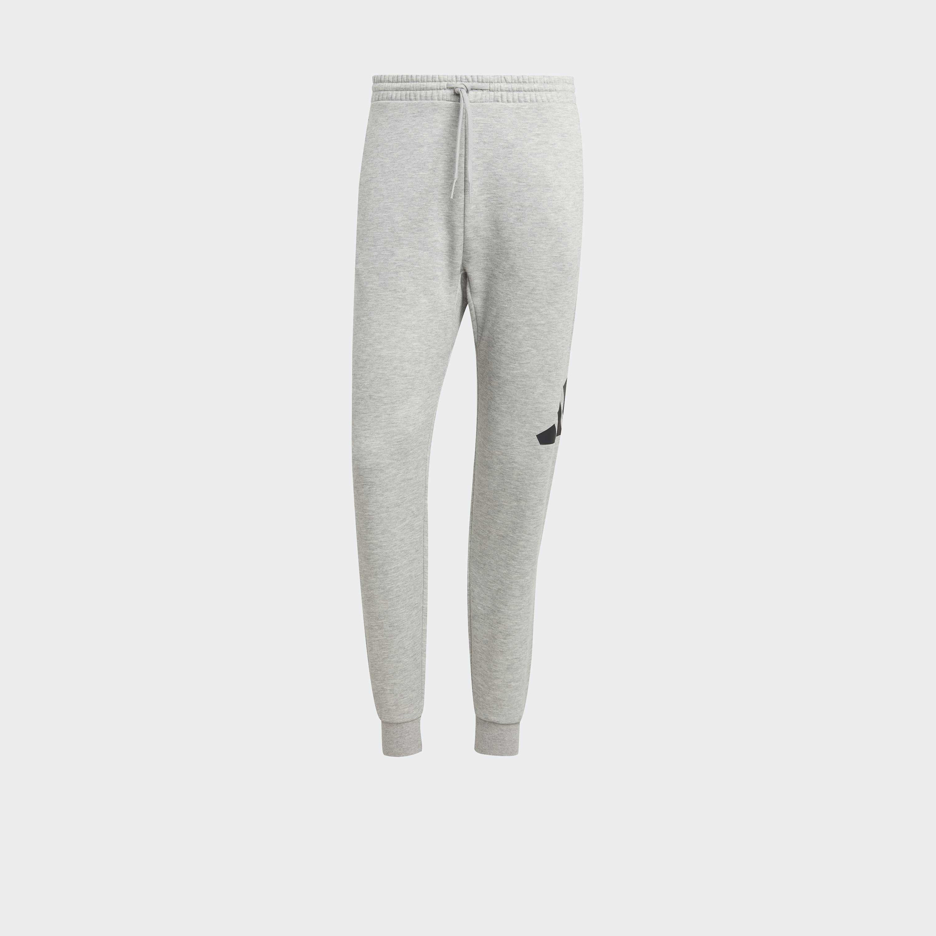 اديداس - بنطال رياضي رجالي أساسي من الصوف شعار كبير وأساور مطوية-men-clothing-sportswearandactivewear-bottoms-image-6