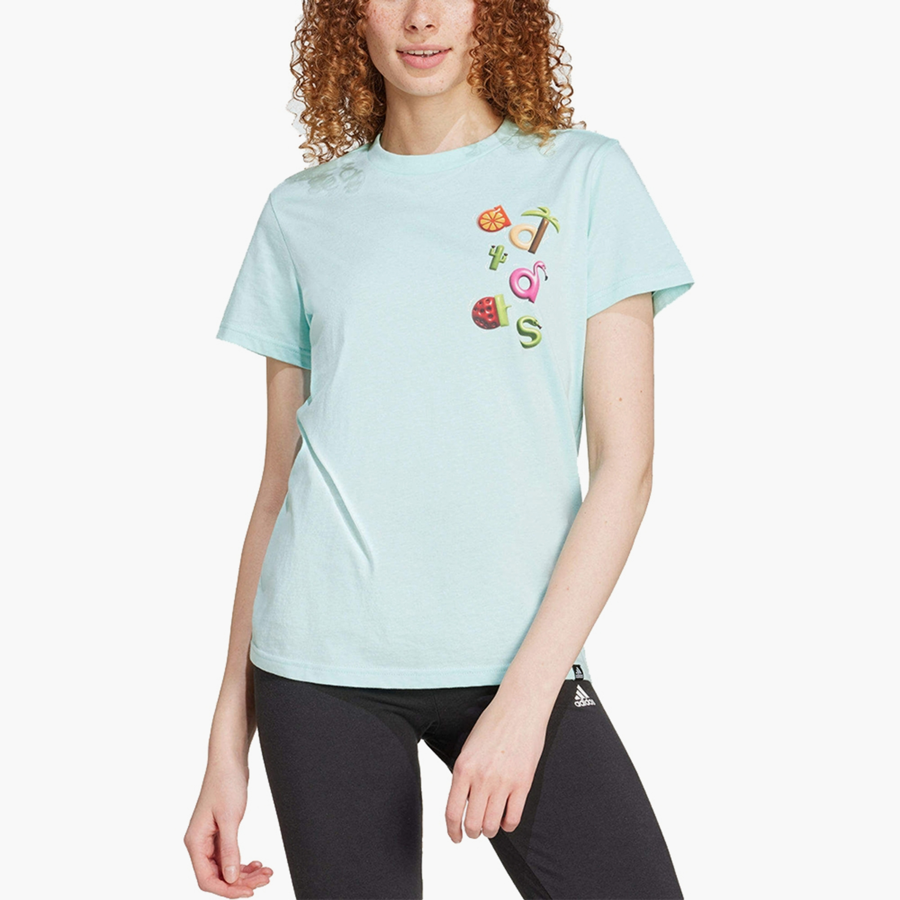 أديداس - تي شيرت جرافيكي سامر فن IN6443-sports-women-clothing-tshirtsandvests-image-5
