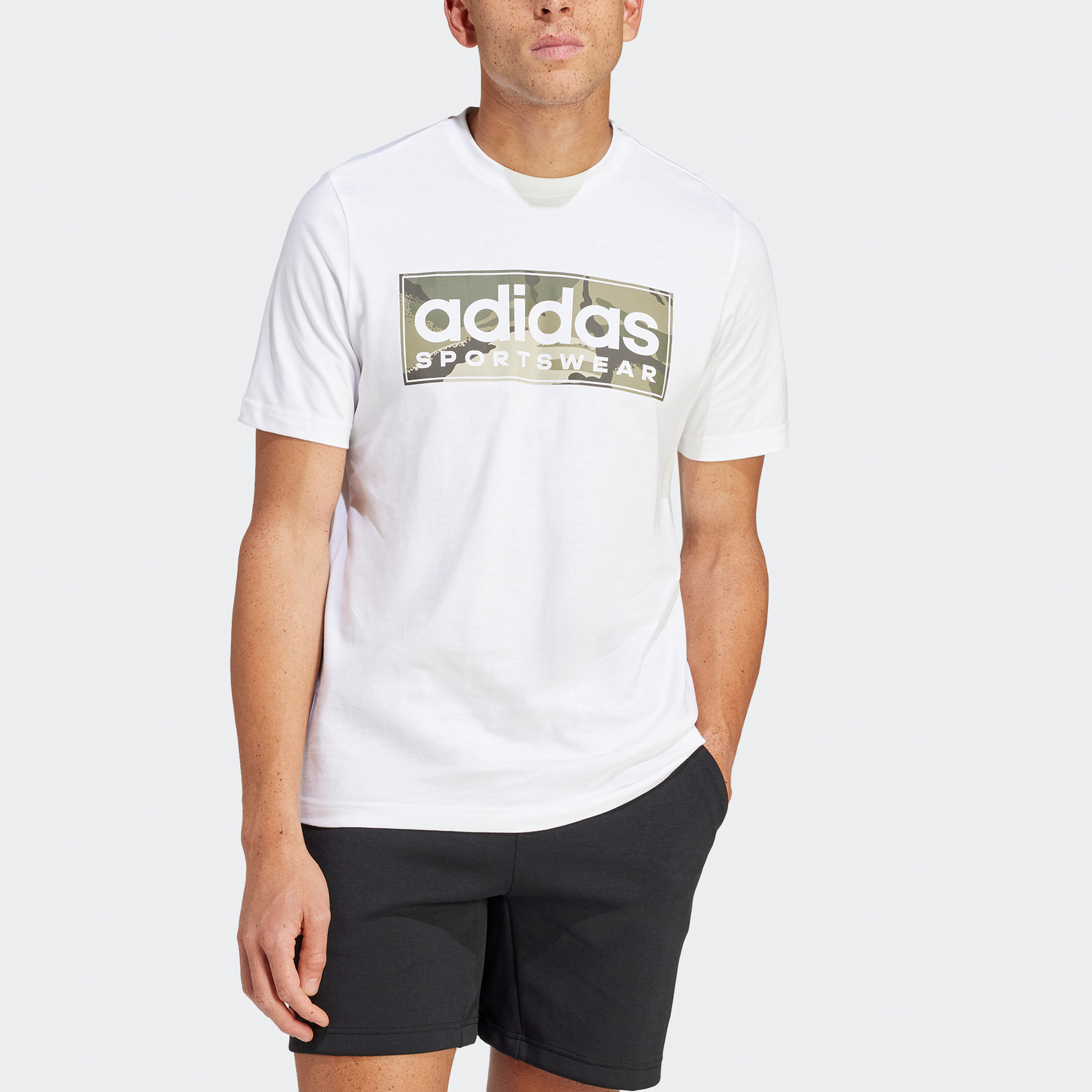 أديداس - تي شيرت جرافيكي بشعار خطي جيشي IN6473-men-clothing-sportswearandactivewear-tshirtsandpolos-image-4