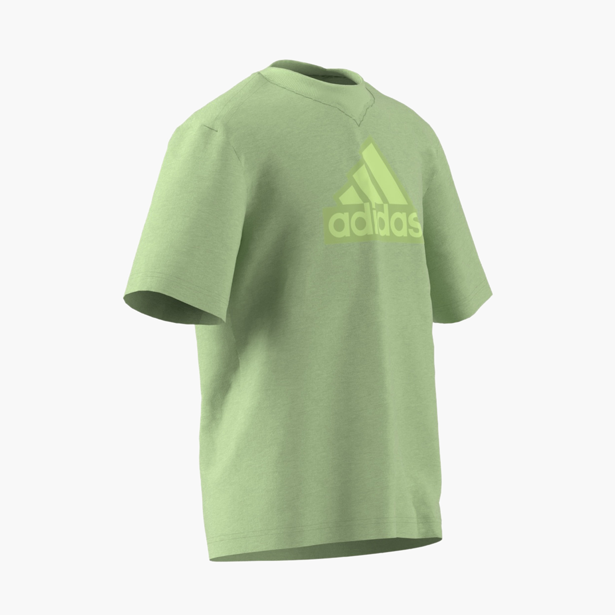 adidas Logo Print T-shirt with Short Sleeves and Round Neck-sports-boys-clothing-tops-image-2