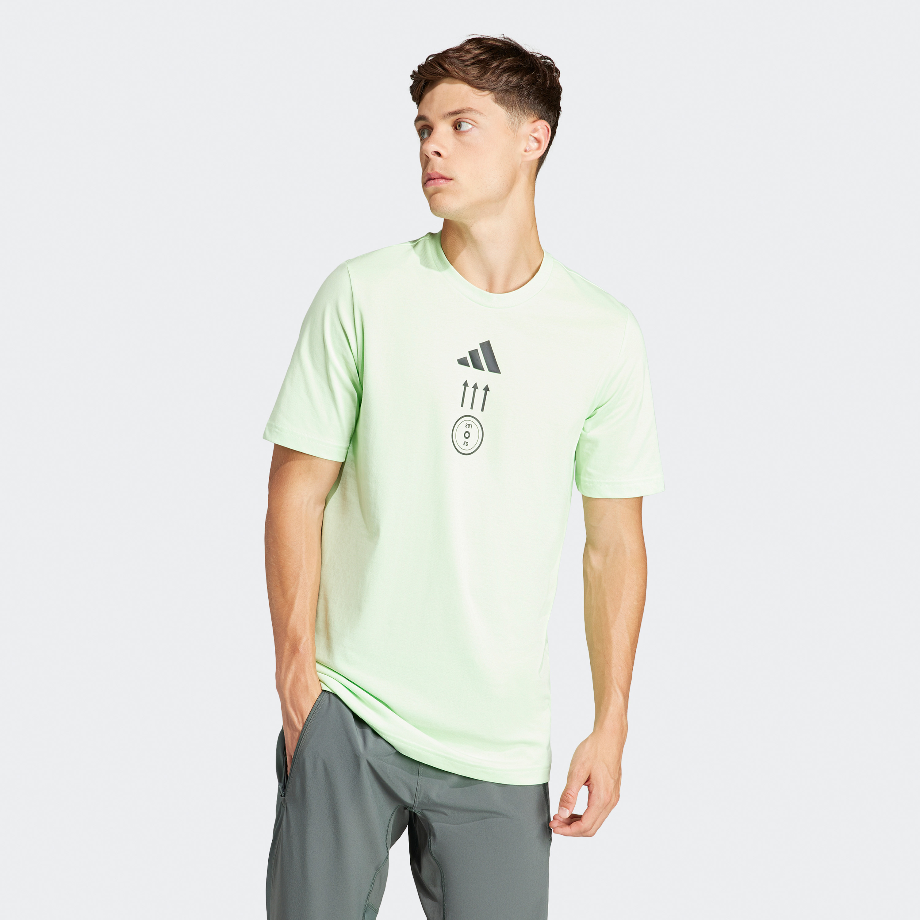 adidas Men's AEROREADY Strength Graphic T-Shirt IN8289|OE-men-clothing-sportswearandactivewear-tshirtsandpolos-image-1