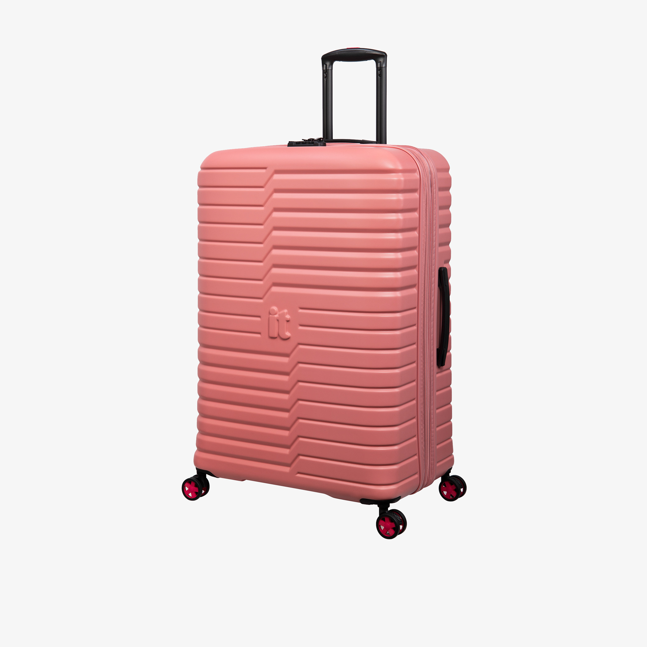 IT Textured Hardcase Trolley Bag with Retractable Handle