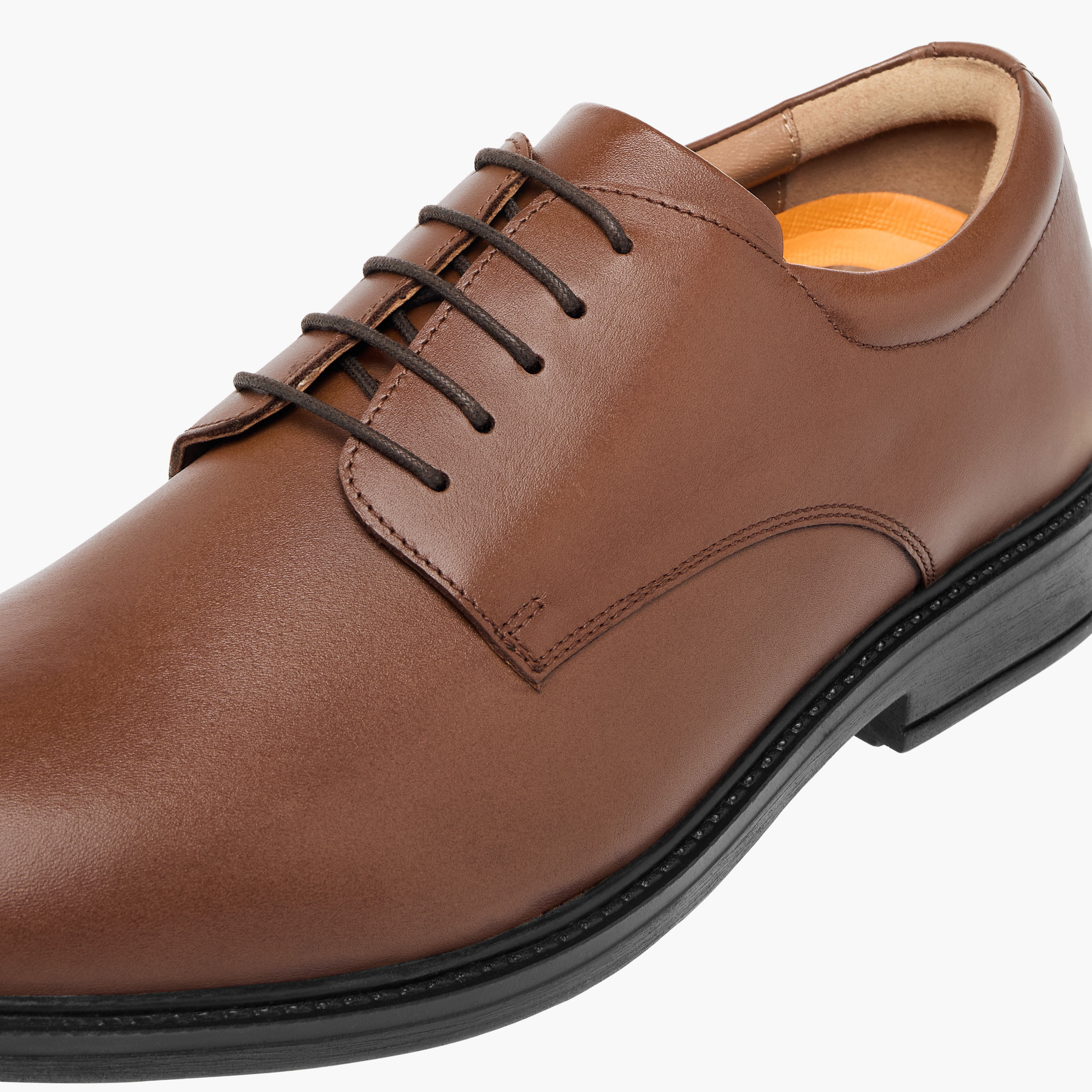 Duchini Men's Solid Lace-Up Derby Shoes-men-shoes-formalshoes-image-4