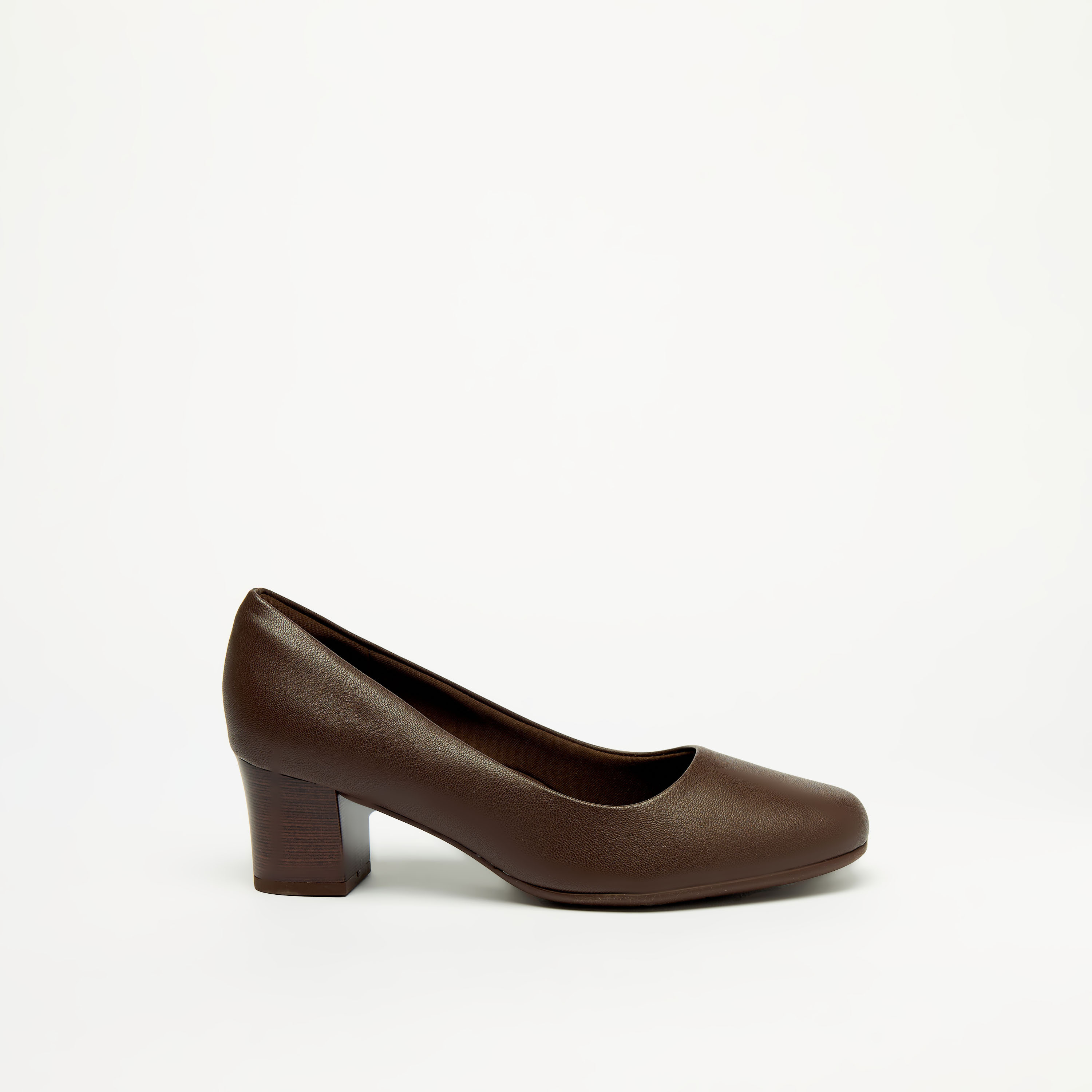 Piccadilly Solid Slip-On Professional Shoes with Block Heels-women-shoes-heels-image-3