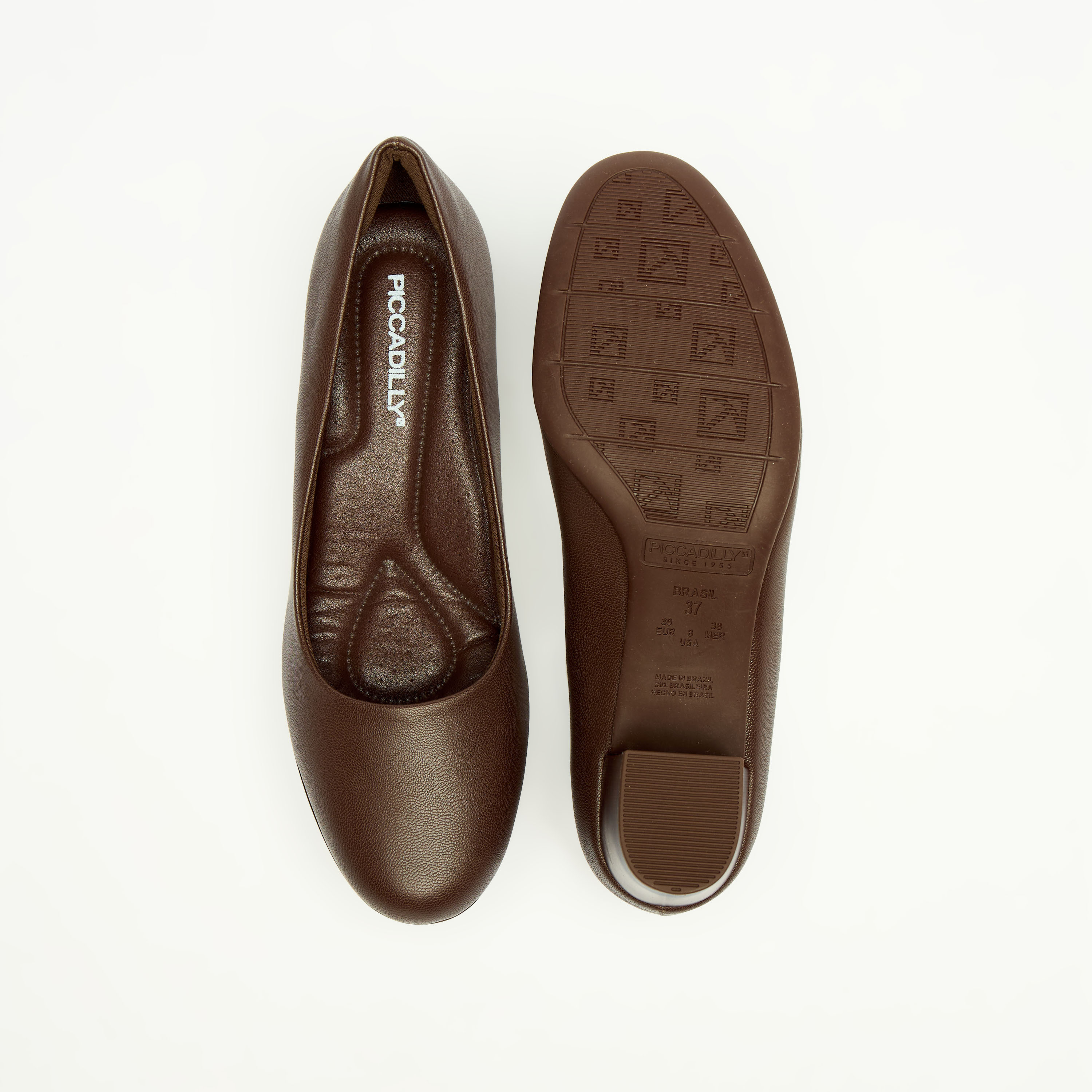 Piccadilly Solid Slip-On Professional Shoes with Block Heels-women-shoes-heels-image-4
