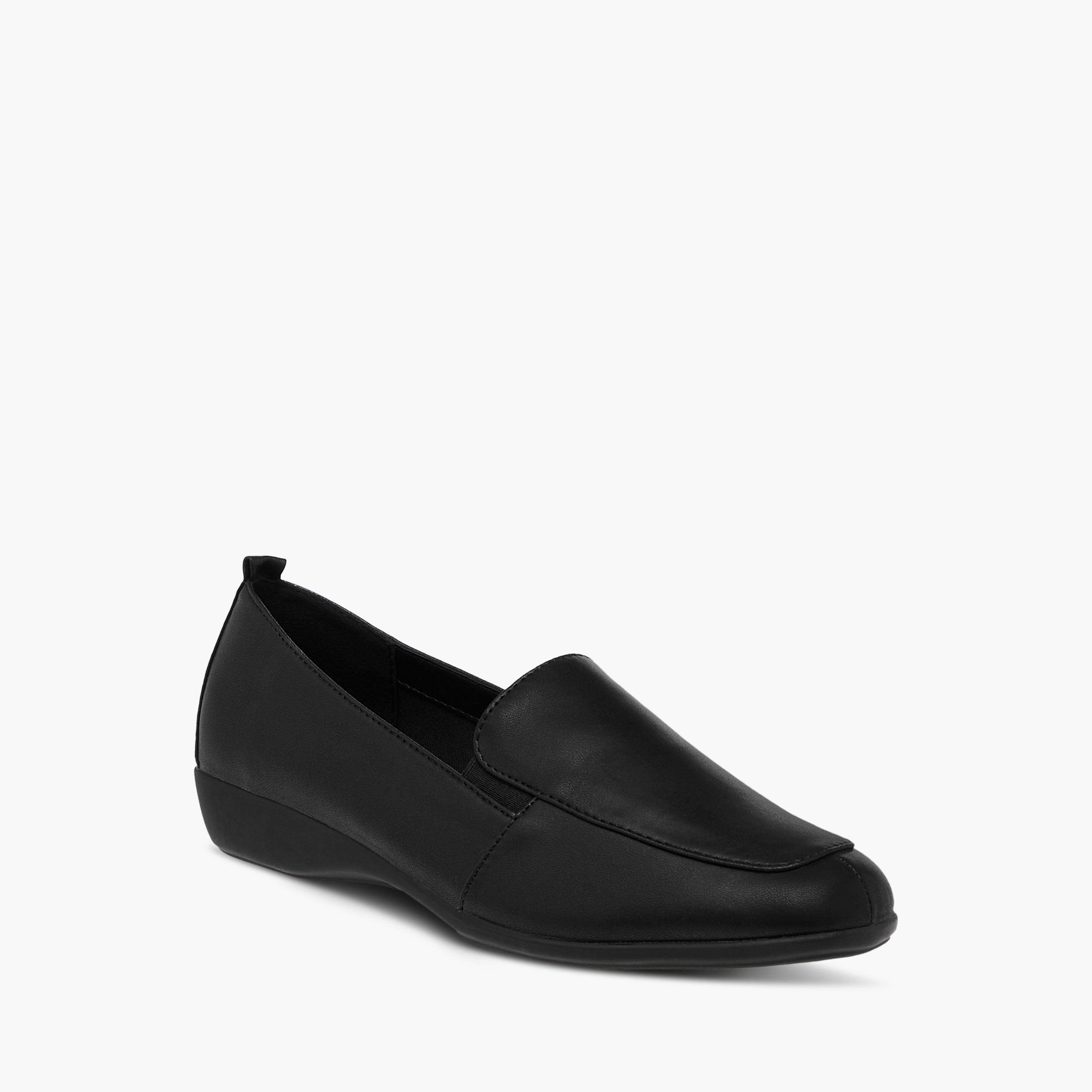 حذاء سهل الارتداء سادة بألسنة سحب من لو كونفورت-women-shoes-flats-loafers-image-2
