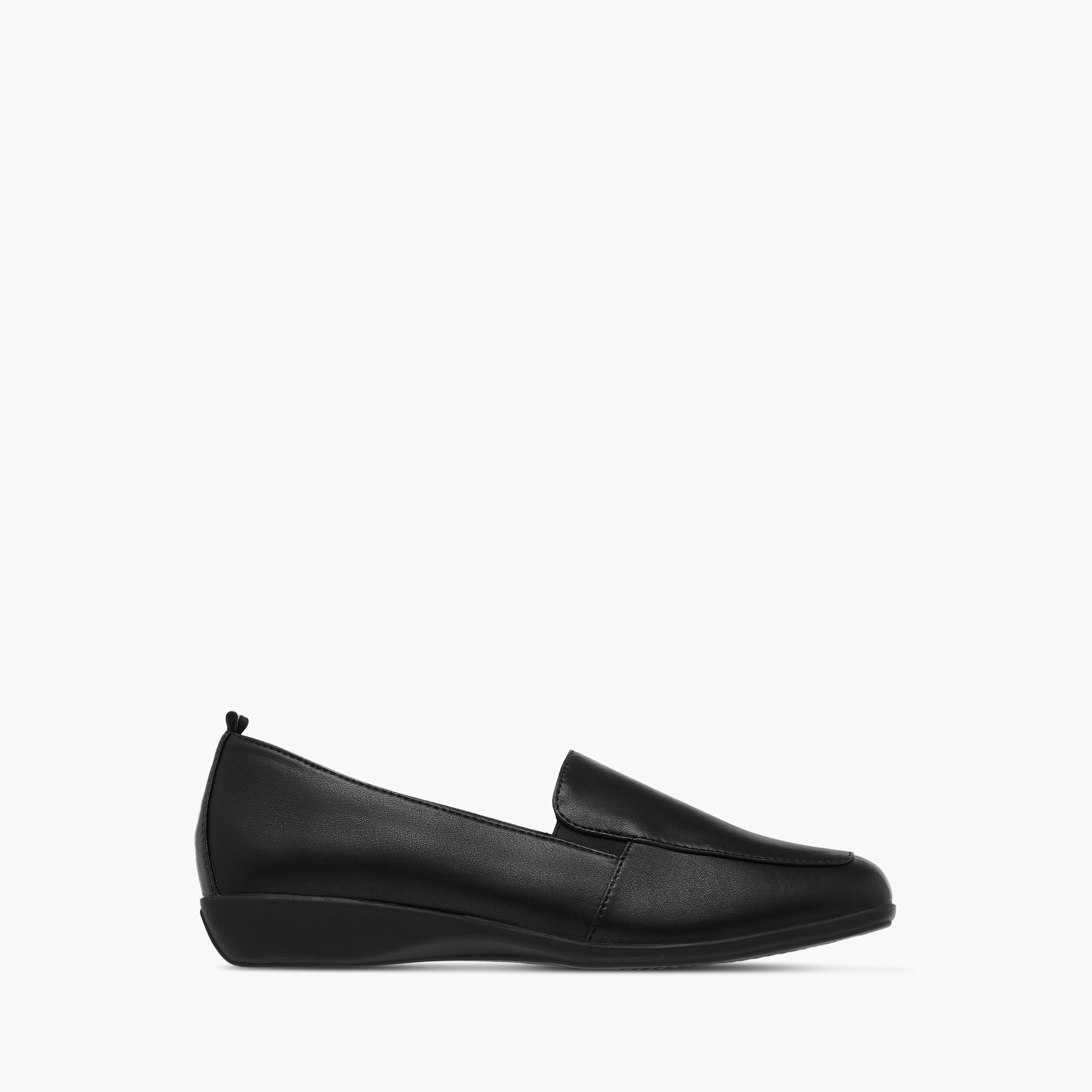 حذاء سهل الارتداء سادة بألسنة سحب من لو كونفورت-women-shoes-flats-loafers-image-3