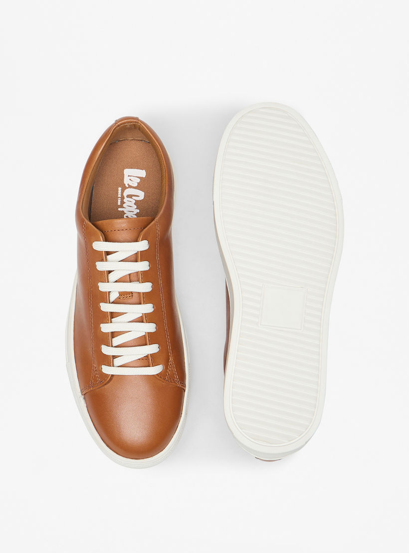 Lee Cooper Women's Solid Low Ankle Sneakers with Lace-Up Closure-women-shoes-sneakers-image-4