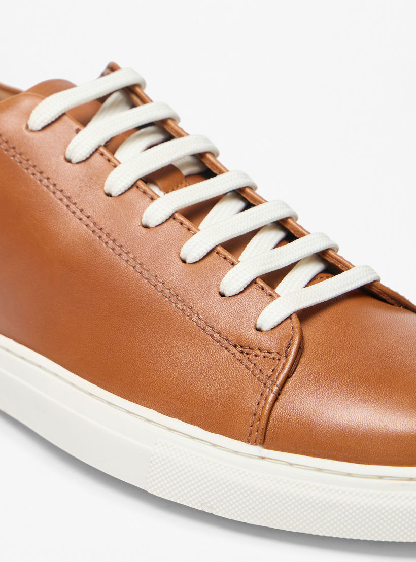 Lee Cooper Women's Solid Low Ankle Sneakers with Lace-Up Closure-women-shoes-sneakers-image-5