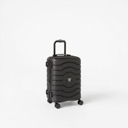 IT Textured Hardcase Trolley Bag with Retractable Handle and Wheels - 20 inches-Luggage-image-0