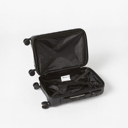 IT Textured Hardcase Trolley Bag with Retractable Handle and Wheels - 20 inches-Luggage-image-4