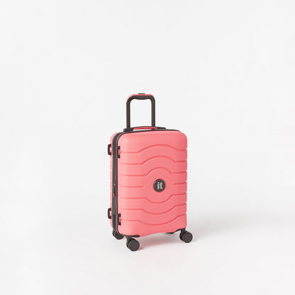 IT Textured Hardcase Trolley Bag with Retractable Handle and Wheels - 20 inches