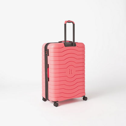 IT Textured Hardcase Trolley Bag with Retractable Handle and Wheels - 24 inches-Luggage-image-3