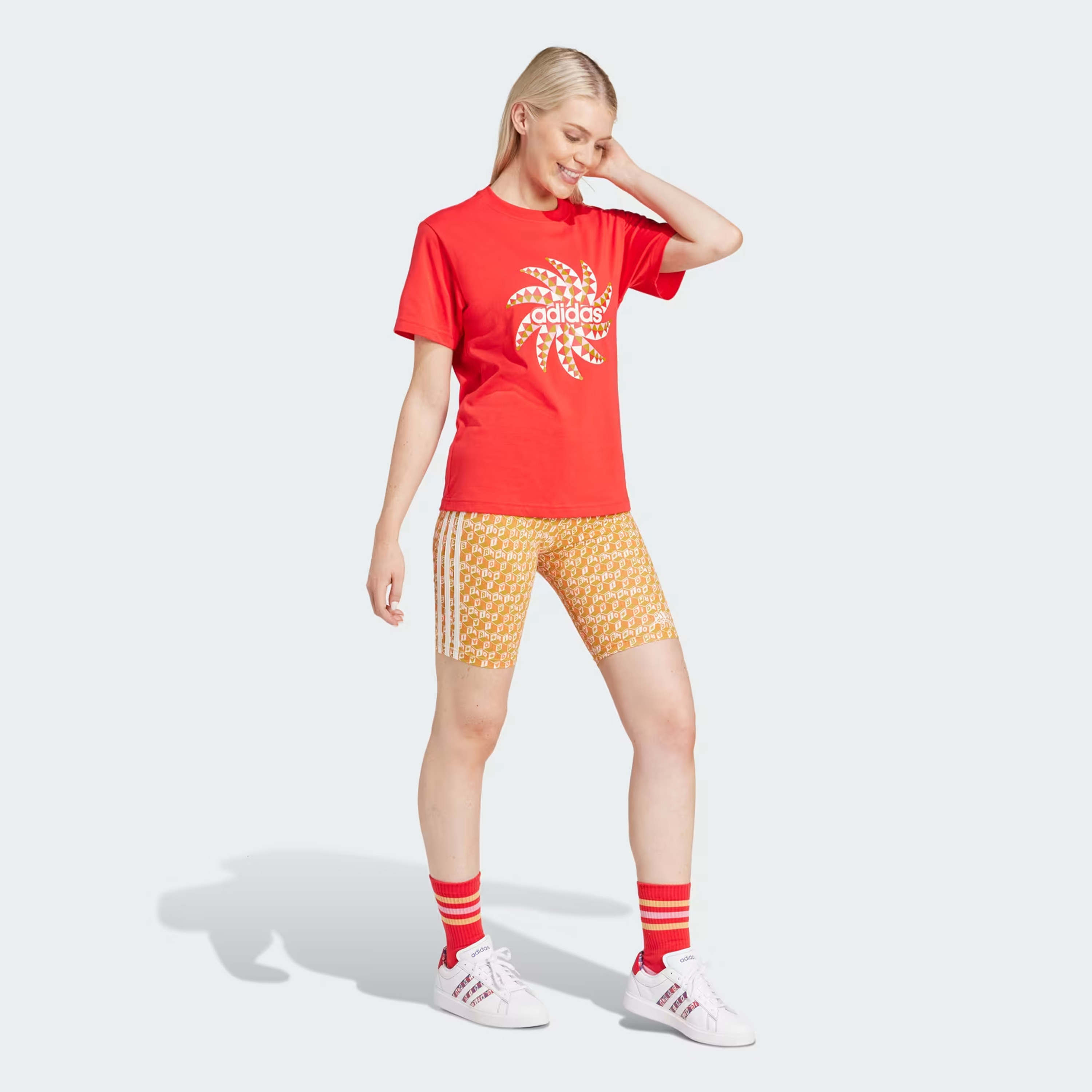أديداس - تي شيرت جرافيكي اكس فارم ريو IQ4485-sports-women-clothing-tshirtsandvests-image-8