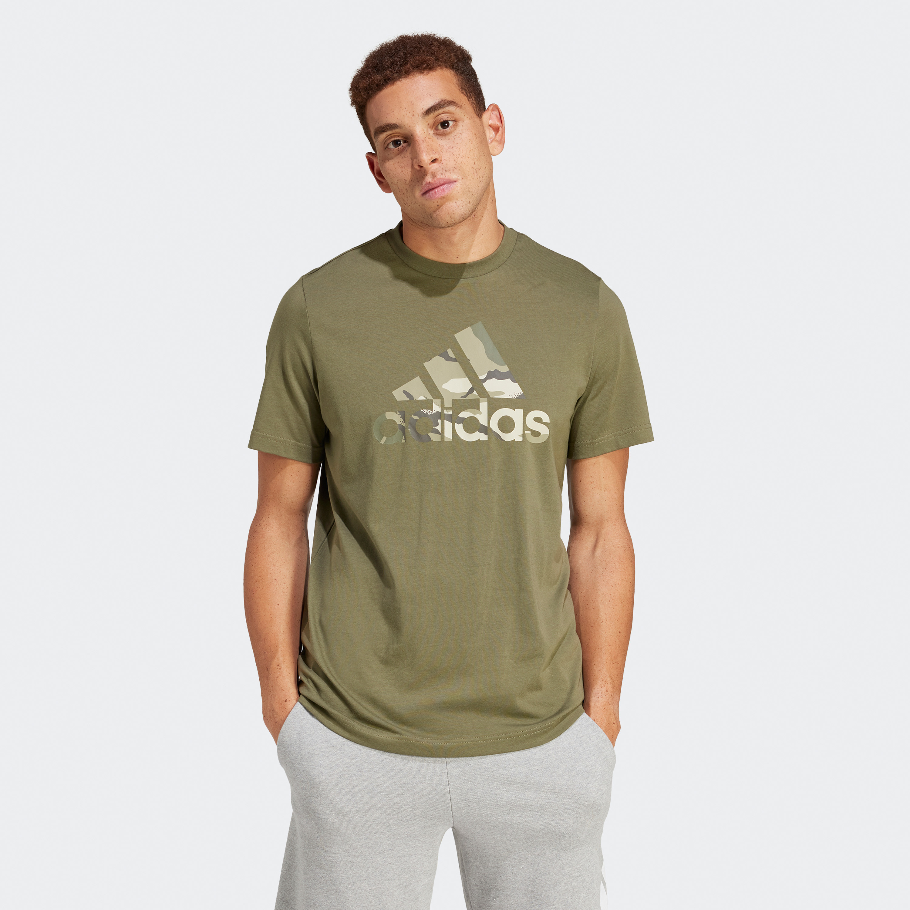 adidas men's badge of sport graphic tee