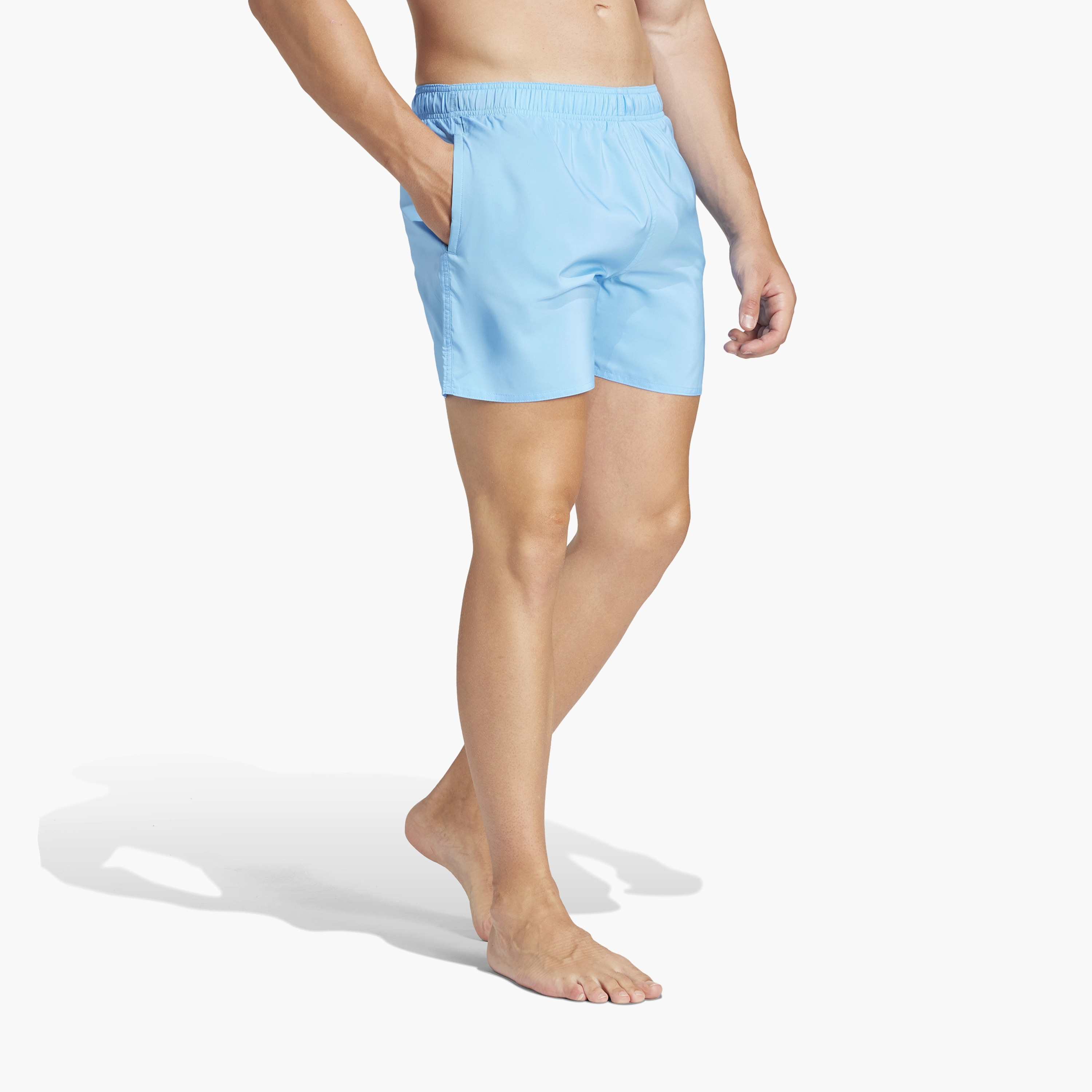 شورتس سباحة رجالي سادة بطول كلاسيكي ذو سي إل إكس من أديداس | OE-sports-men-clothing-swimwear-image-1