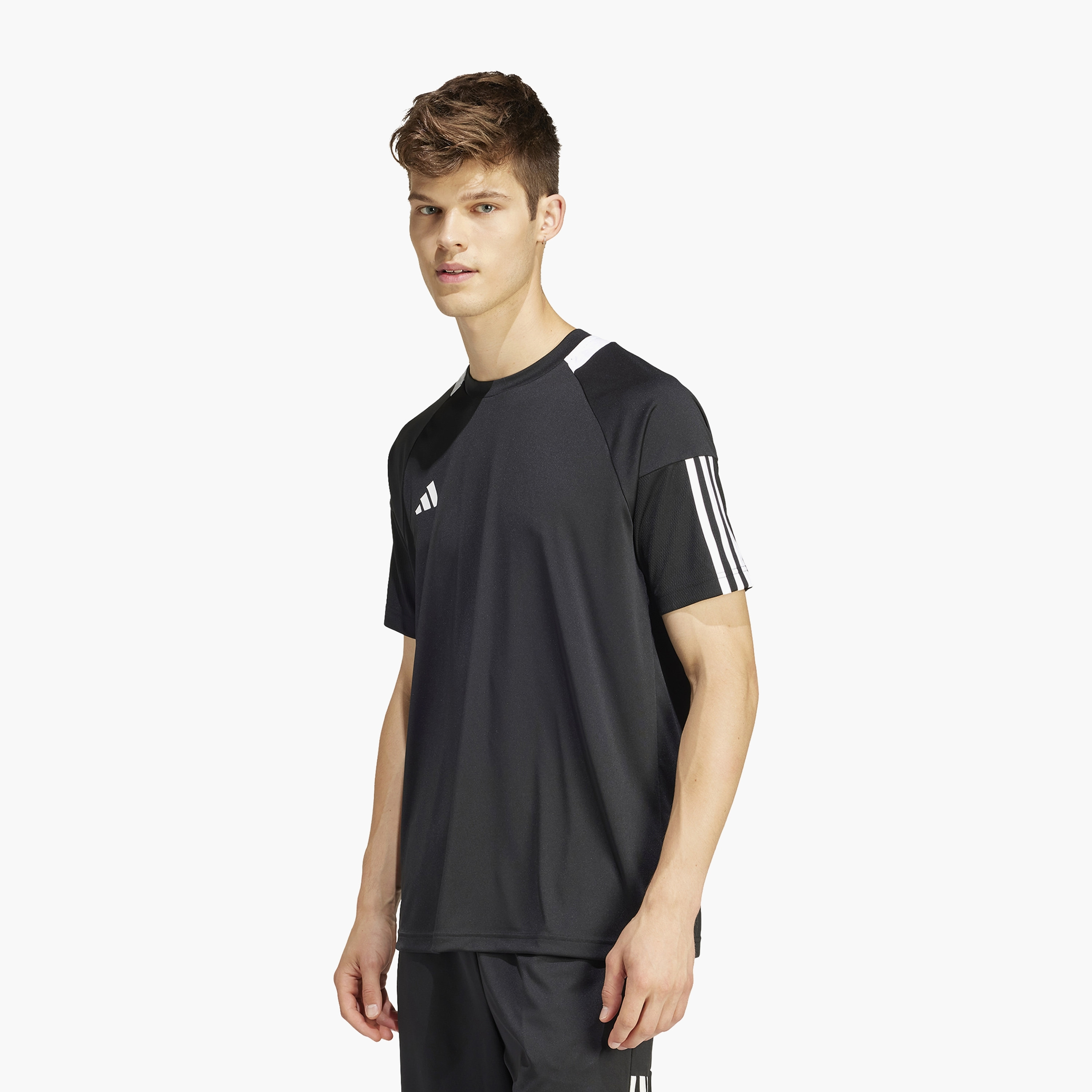 adidas Men's Sereno Aeroready 3-Stripes T-Shirt | OE-men-clothing-sportswearandactivewear-tshirtsandpolos-image-2