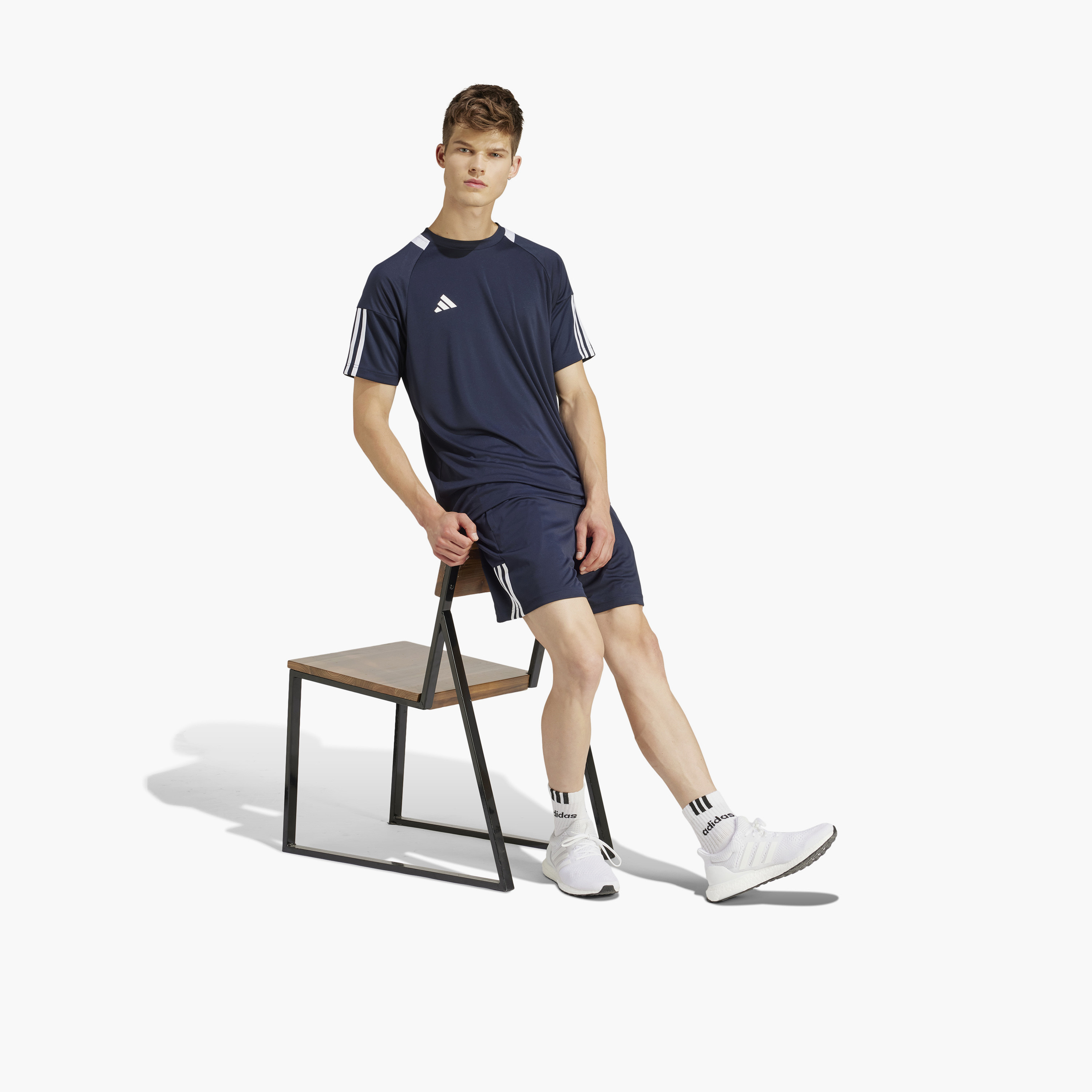 adidas Men's Sereno AEROREADY 3-Stripes T-Shirt IR7824 | OE-men-clothing-sportswearandactivewear-tshirtsandpolos-image-3