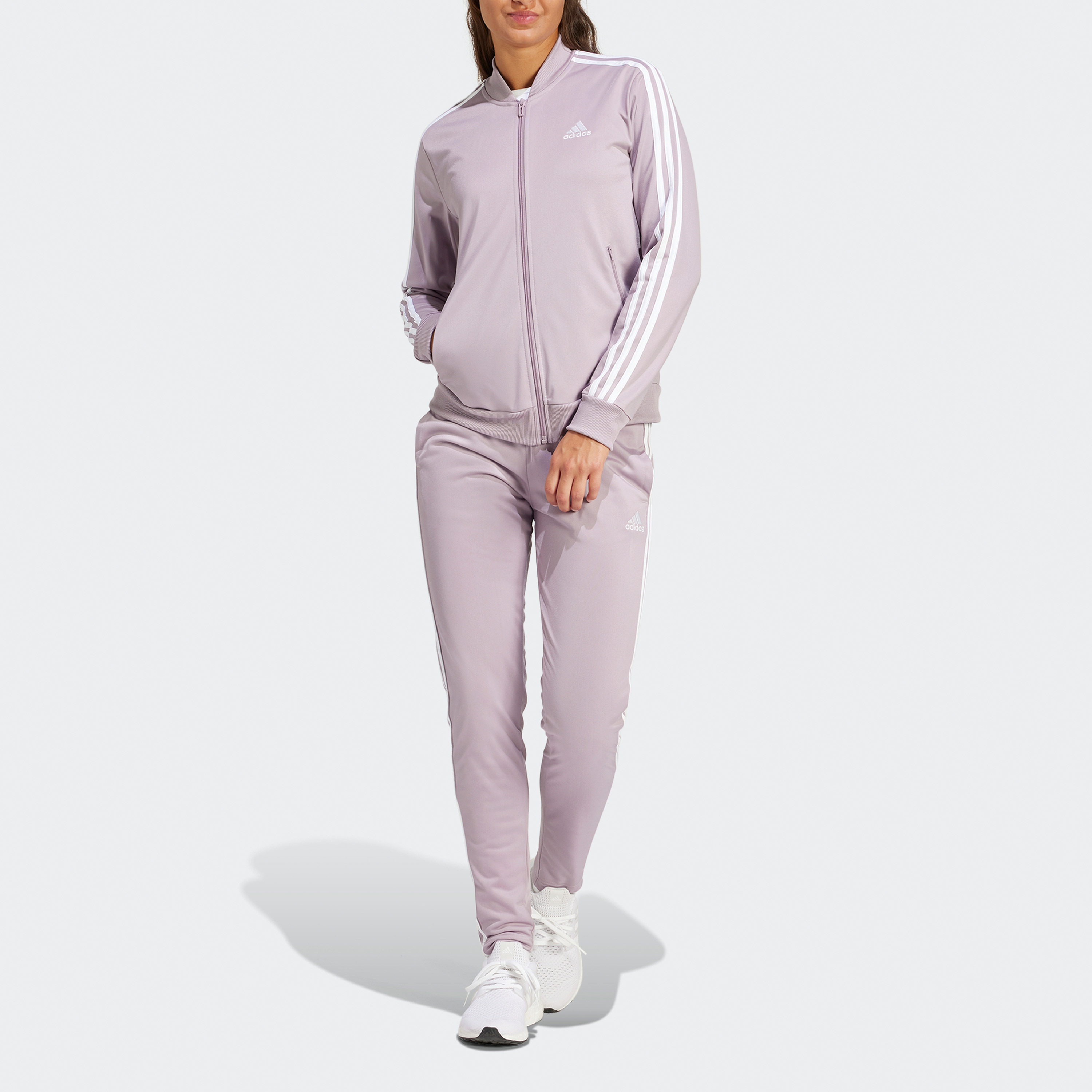 Grey adidas womens tracksuit hotsell