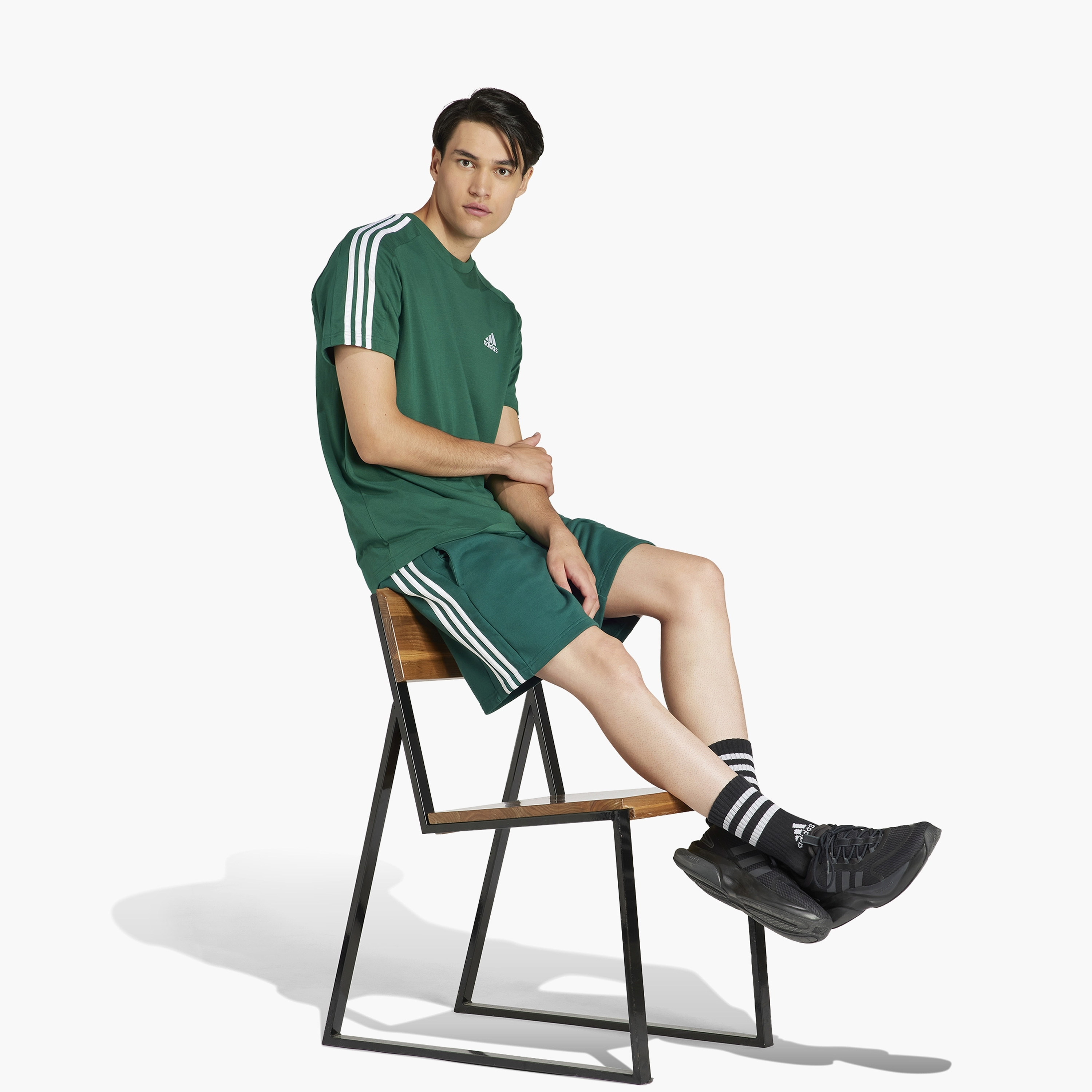 تيشيرت إسنشيالز جيرسيه 3 خطوط واحد للرجال من اديداس | OE-men-clothing-sportswearandactivewear-tshirtsandpolos-image-14