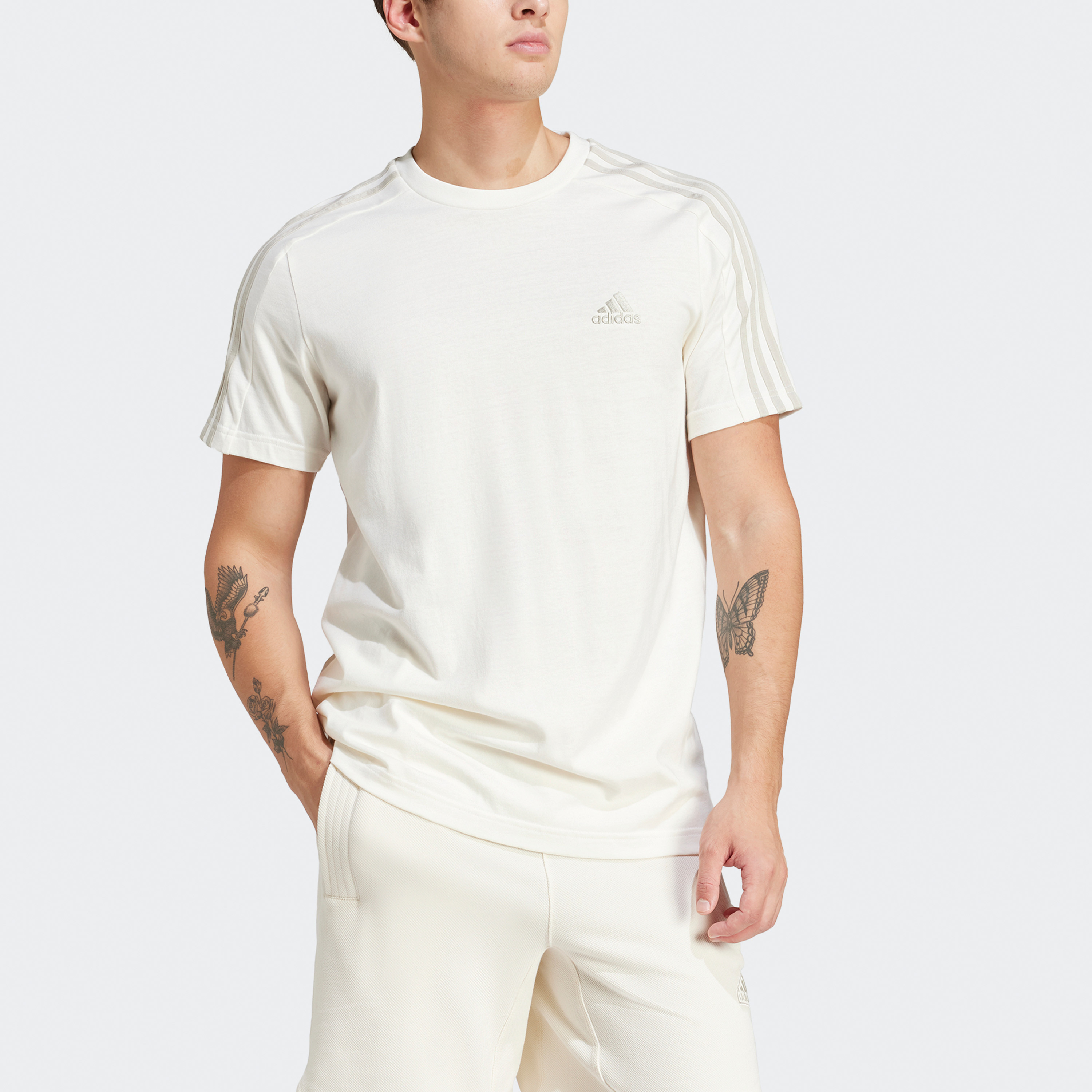 أديداس - تي شيرت جيرسي ايسنشالز 3 خطوط IC9334-men-clothing-sportswearandactivewear-tshirtsandpolos-image-44