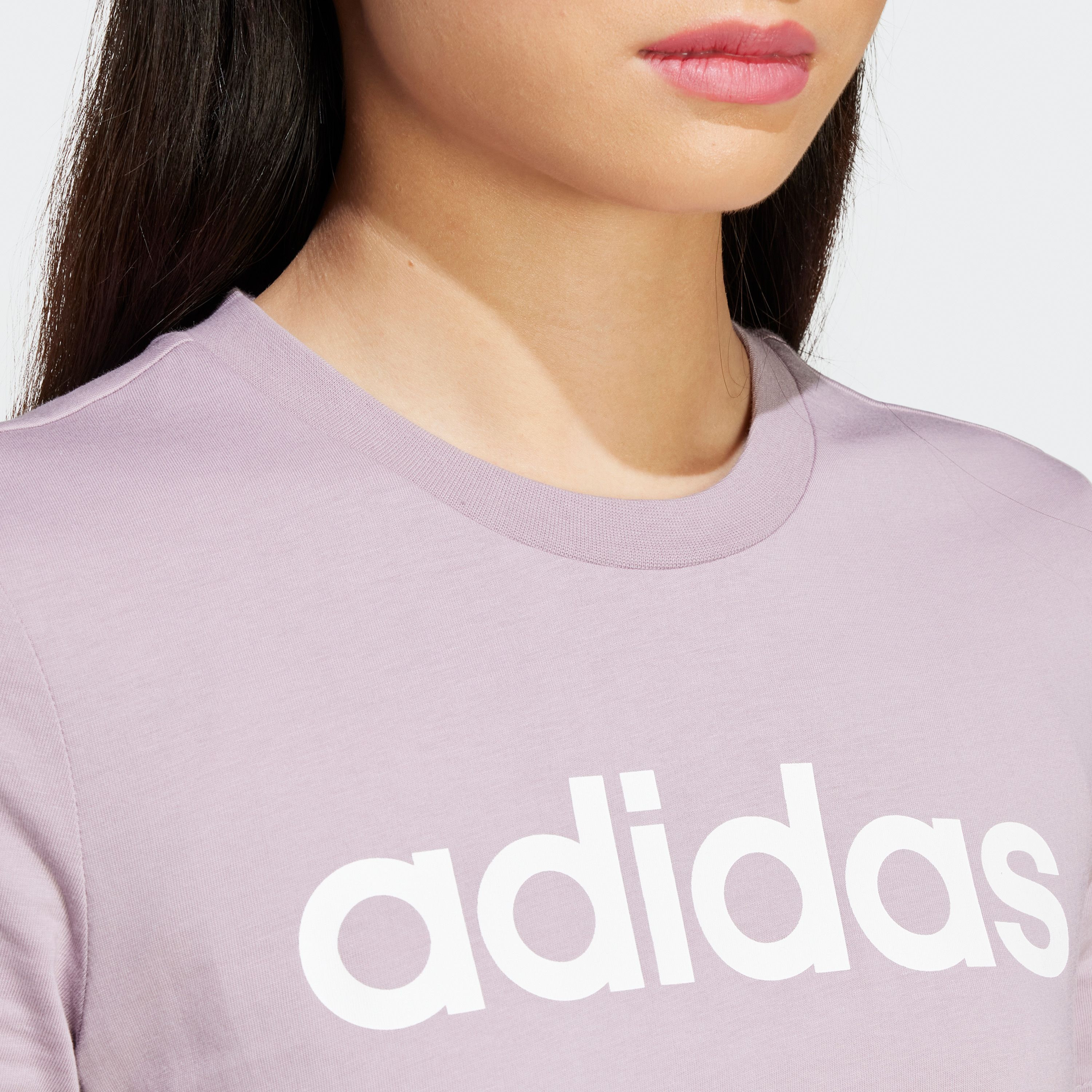 adidas Women's Essentials Slim Logo T-Shirt IS2097|OE-women-clothing-tshirts-image-5