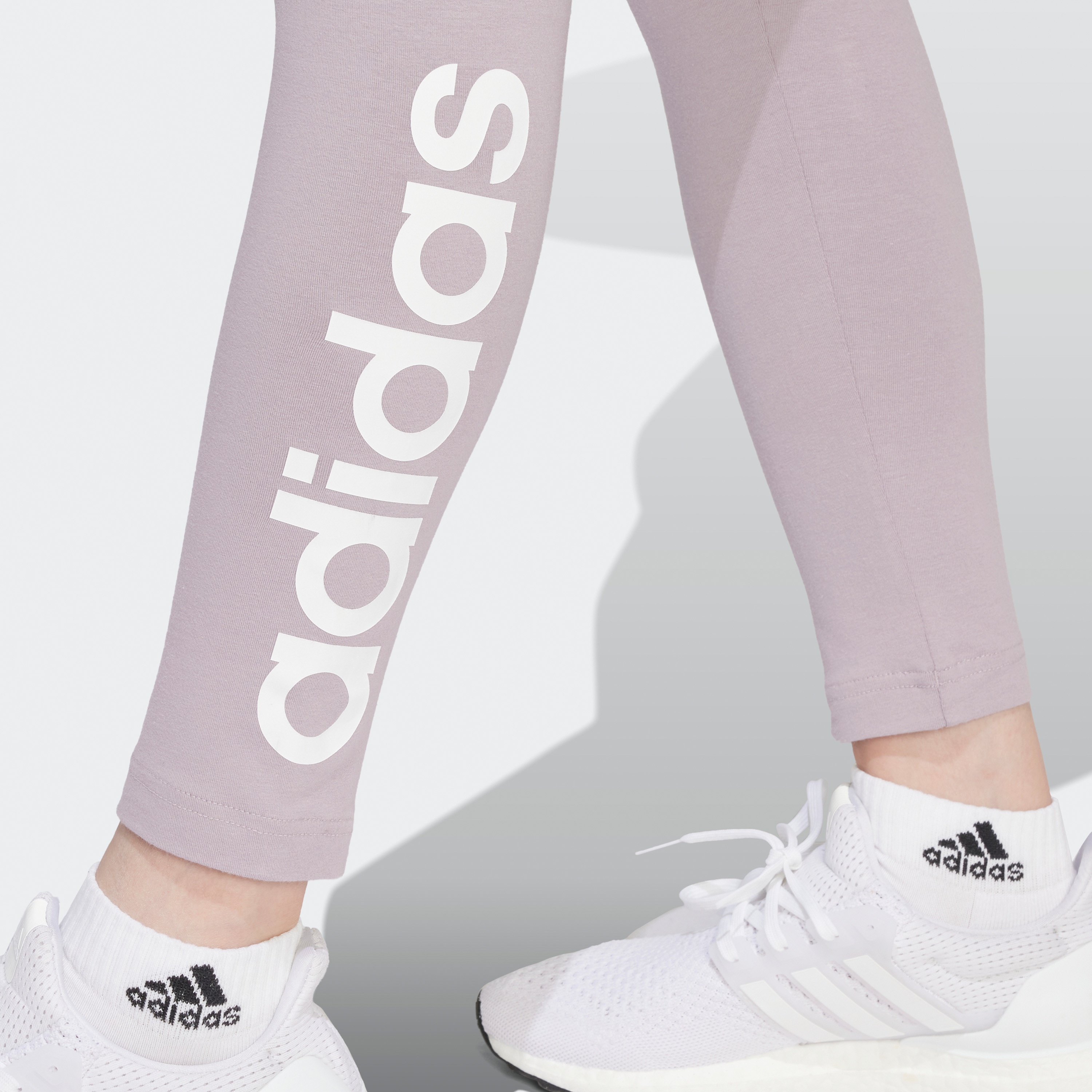 adidas Women's ESSENTIALS HIGH-WAISTED LOGO LEGGINGS IS2115|OE-women-clothing-bottoms-leggings-image-5