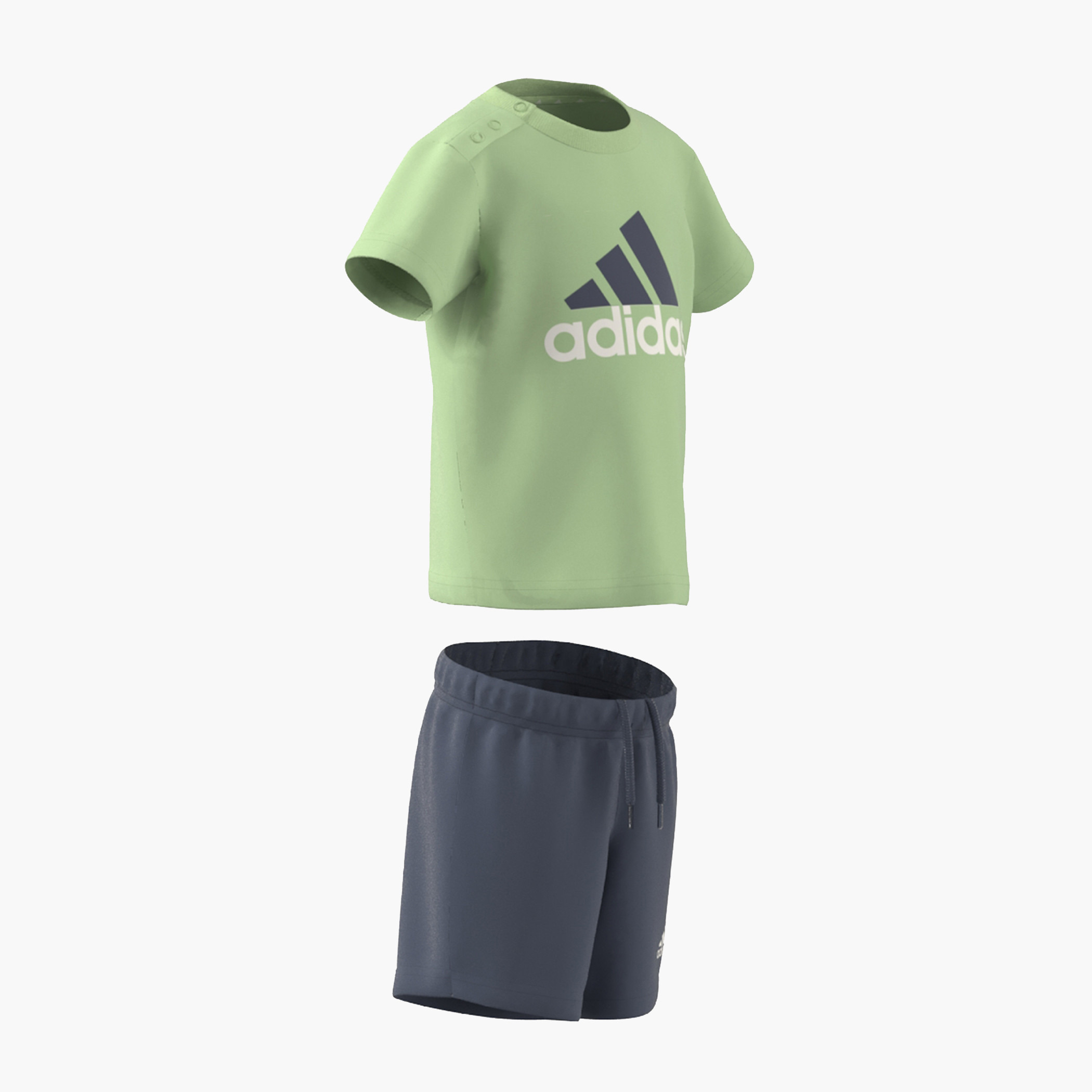 Buy Baby Boys adidas Logo Print T shirt and Shorts Set Online Centrepoint Bahrain