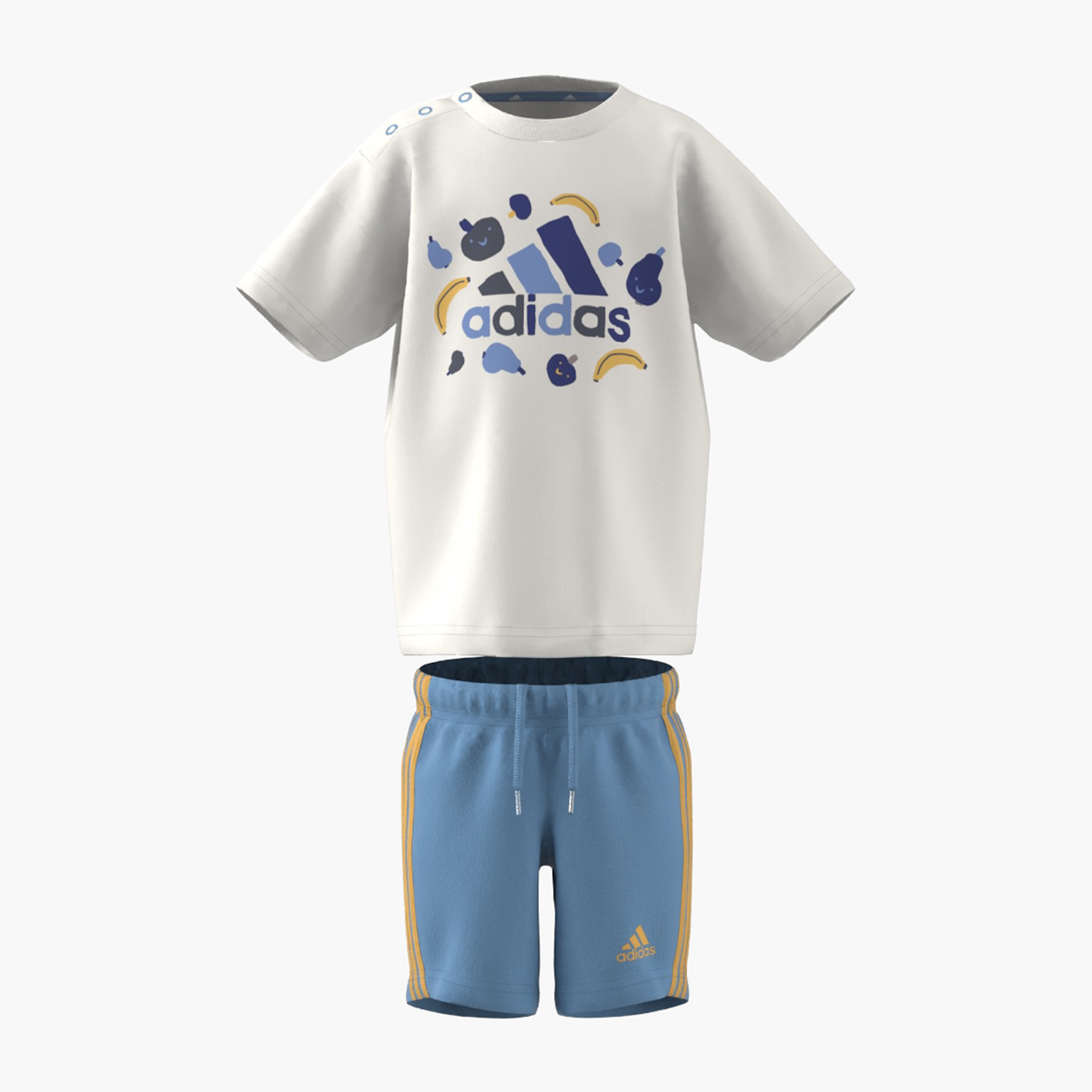 Buy adidas Logo Print T shirt and Shorts Set Online Babyshop UAE