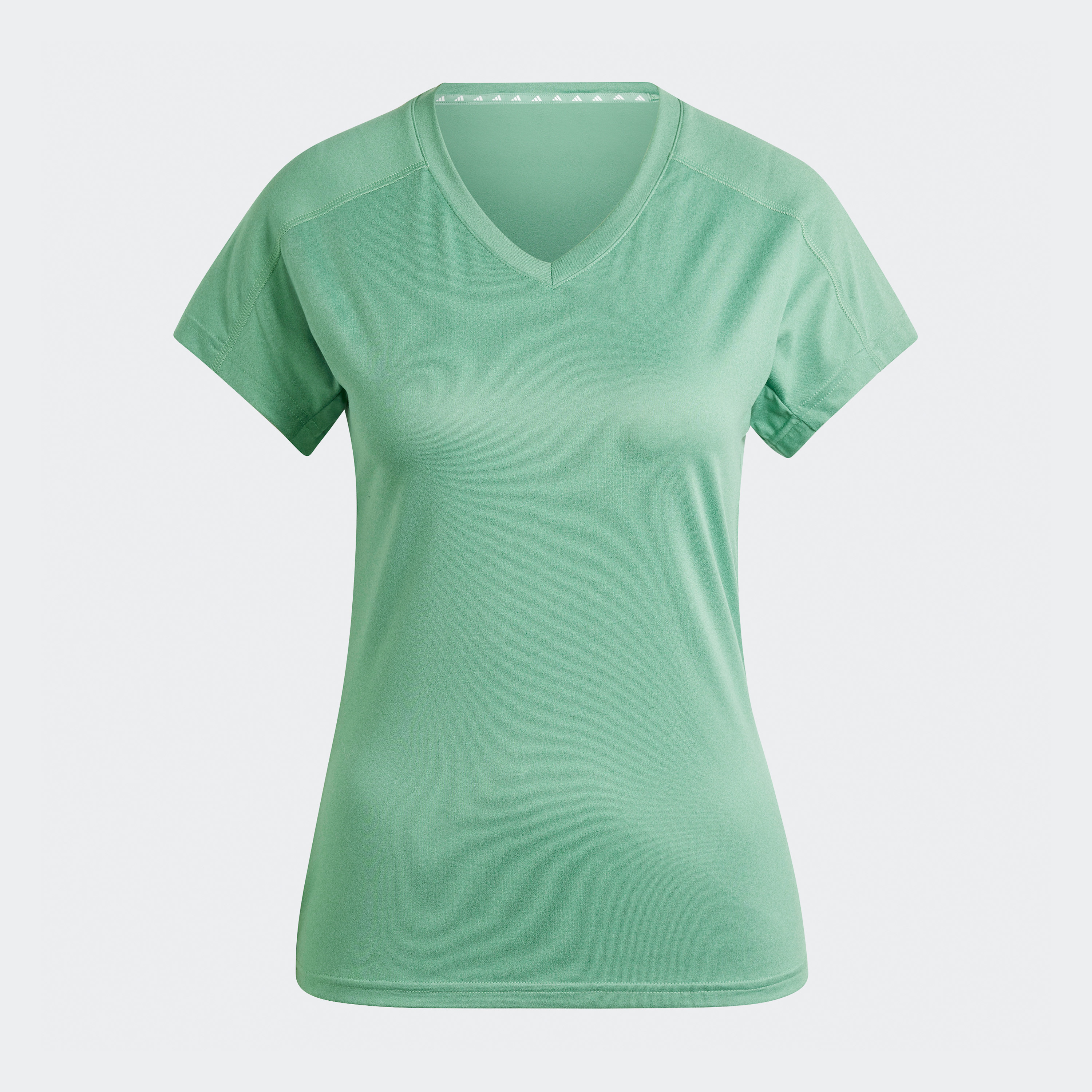 أديداس - تي شيرت تدريب ايسنشال بياقة V وشعار بسيط ايروريدي IS3964-sports-women-clothing-tshirtsandvests-image-7