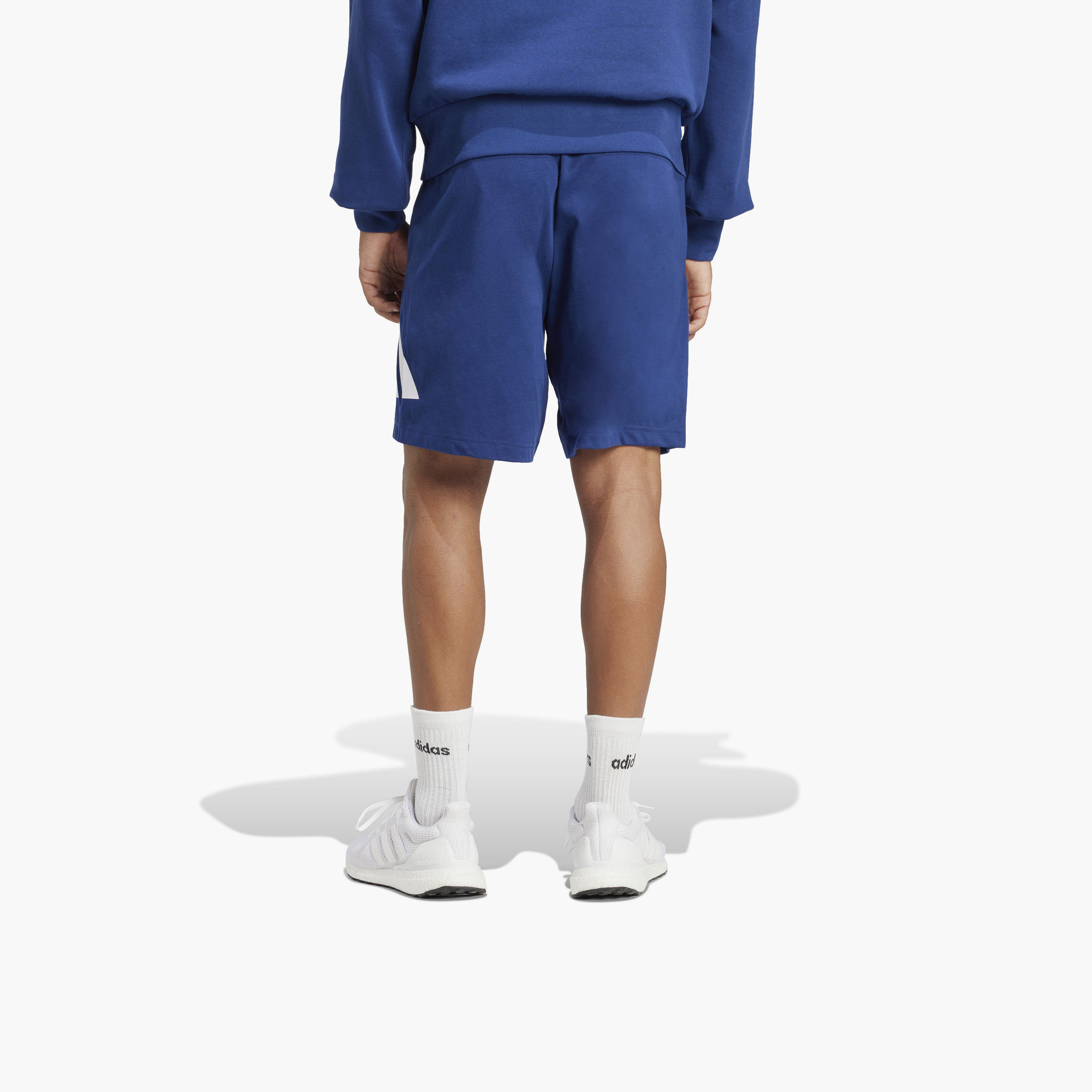 adidas Men's Essentials Big Logo Single Jersey Shorts IS6910 | OE-men-clothing-bottoms-shorts-image-2